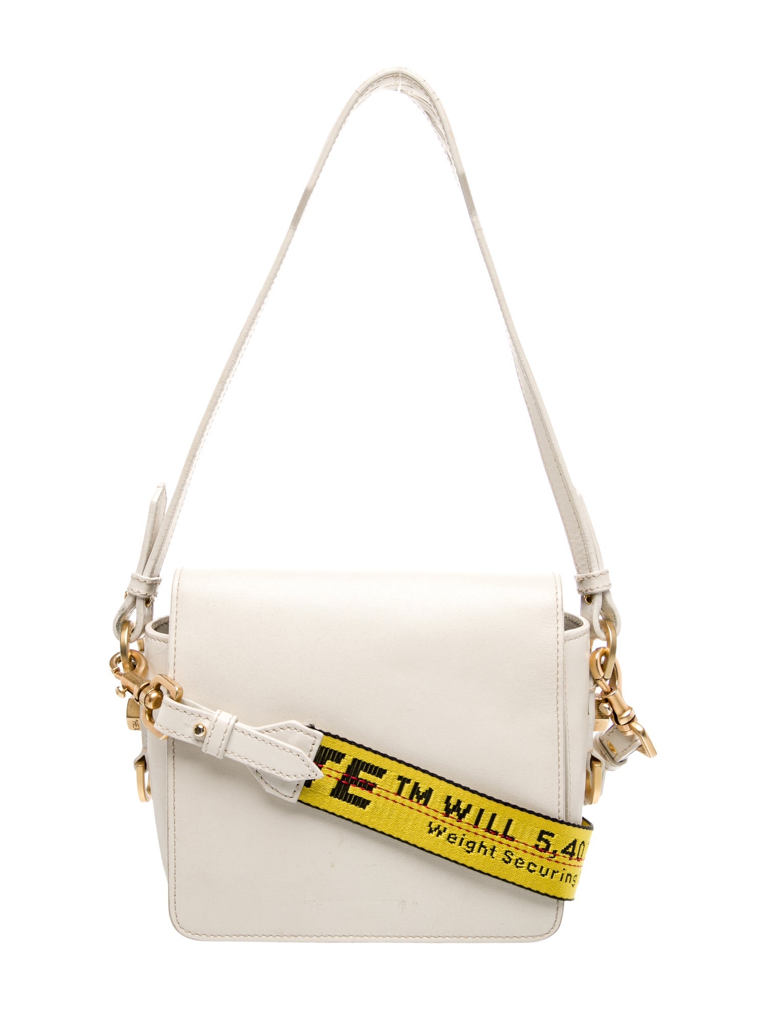 Off-White Leather Shoulder Bag