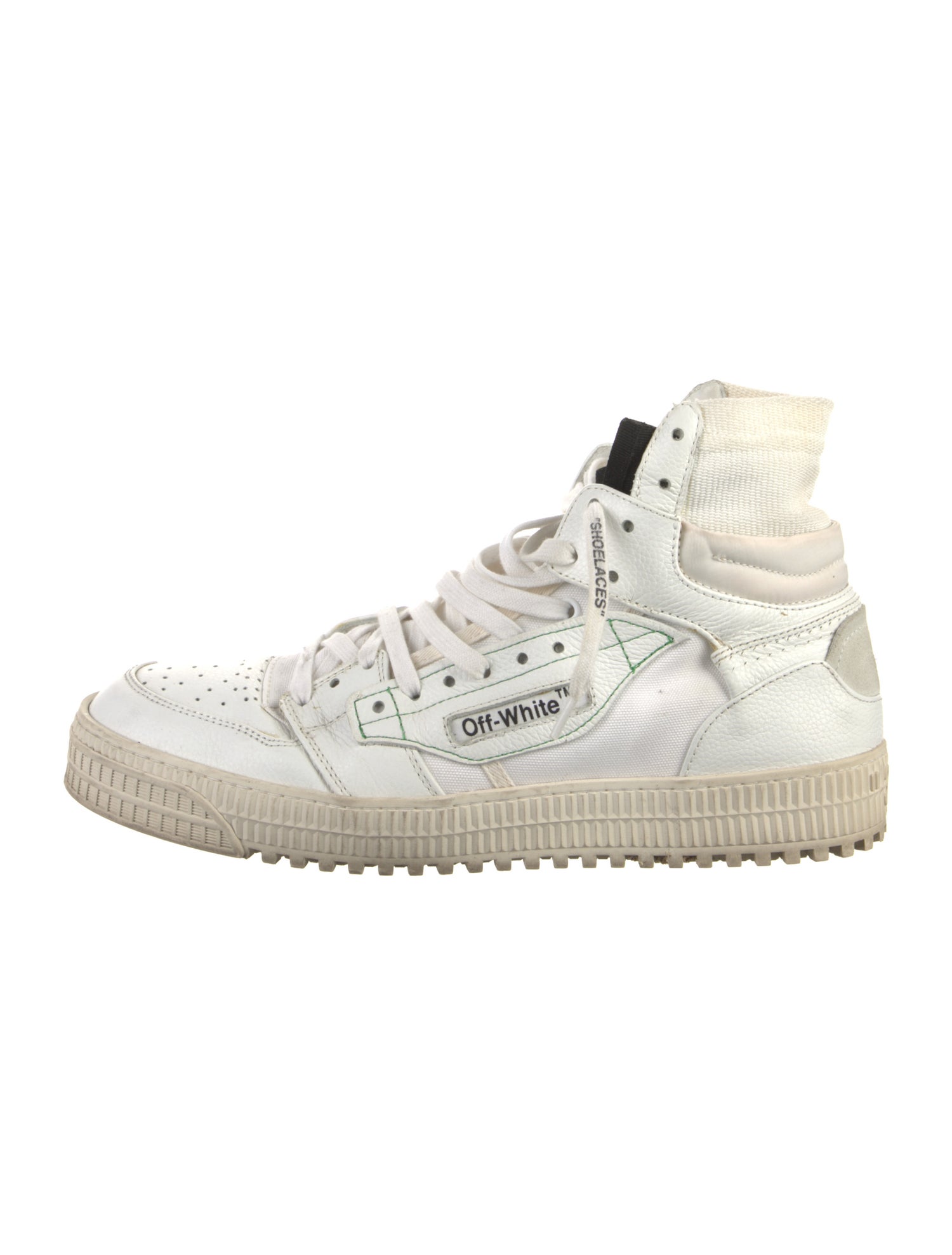 Off-White Leather Sneakers