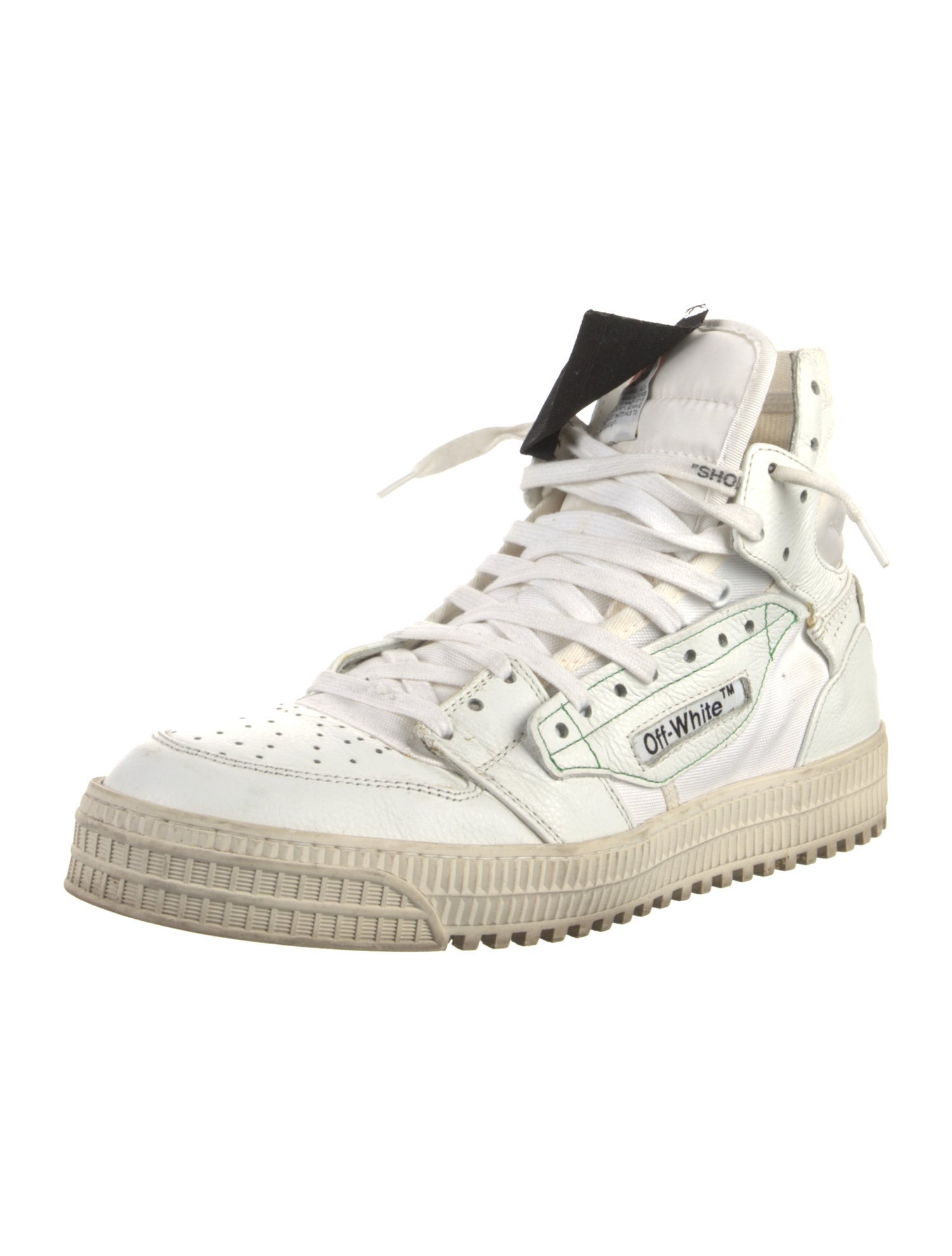 Off-White Leather Sneakers