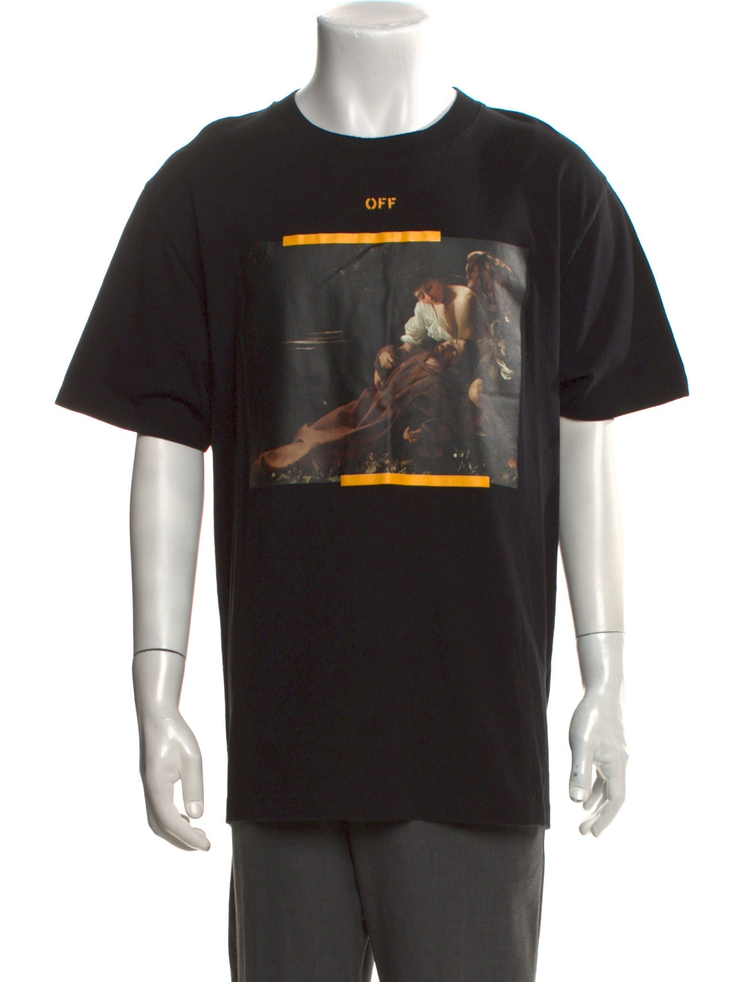 Off-White Graphic Print Crew Neck T-Shirt