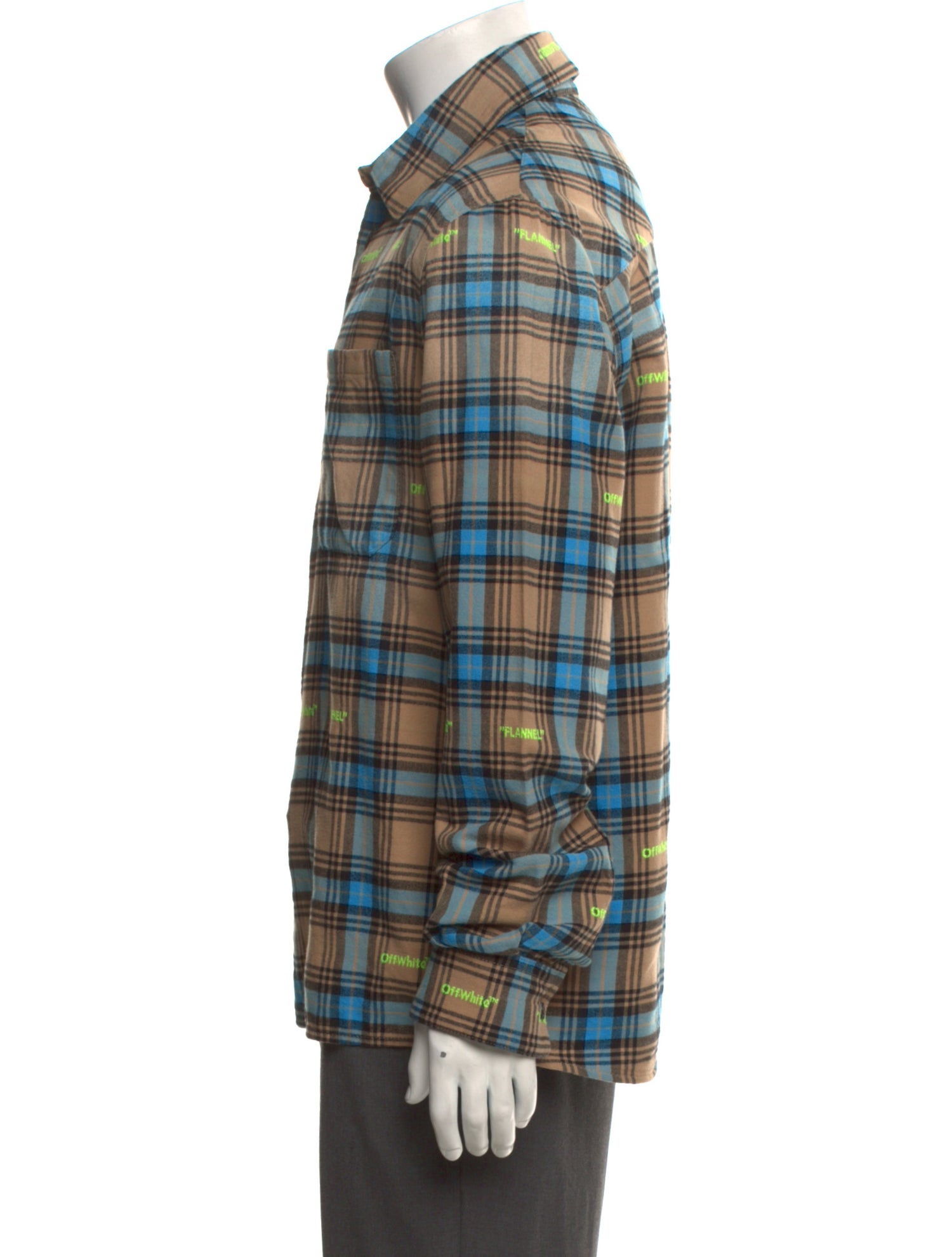 Off-White 2022 Plaid Print Shirt