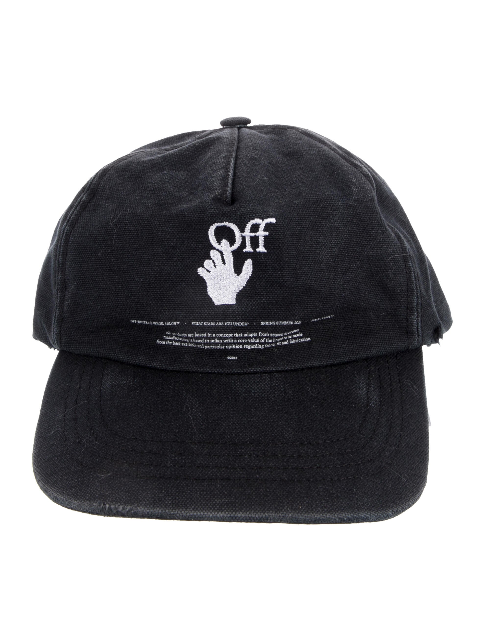 Off-White Hands Off Baseball Logo Hat