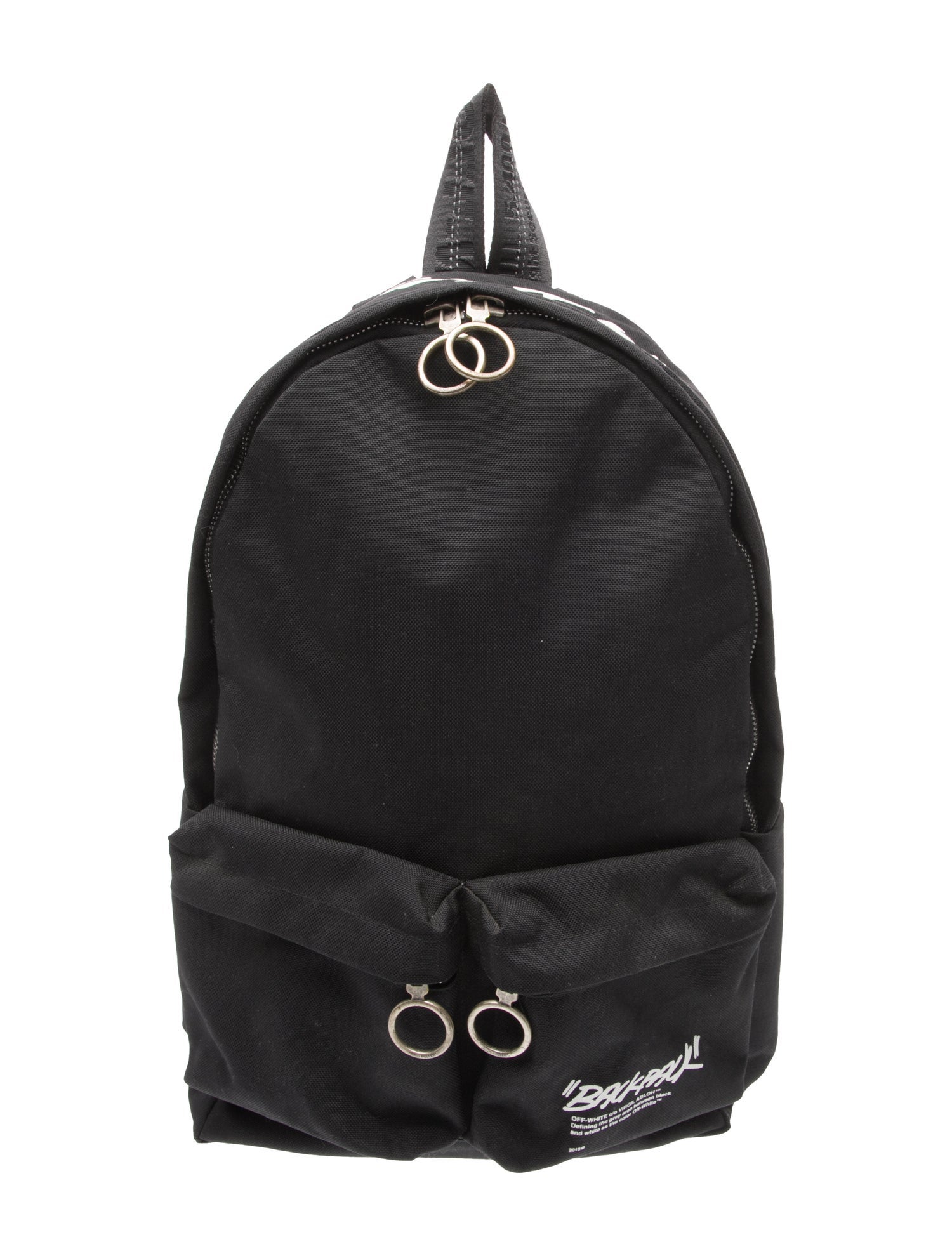 Off-White Canvas Backpack