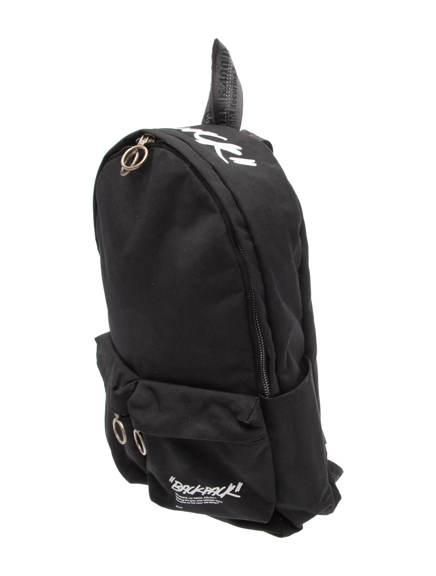 Off-White Canvas Backpack