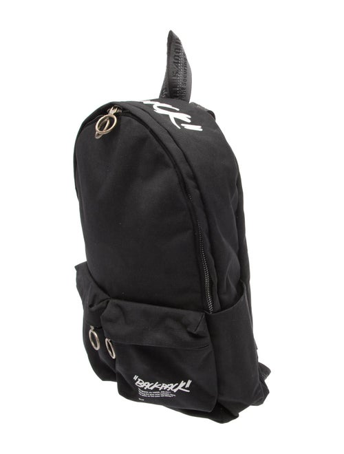 Off-White Canvas Backpack