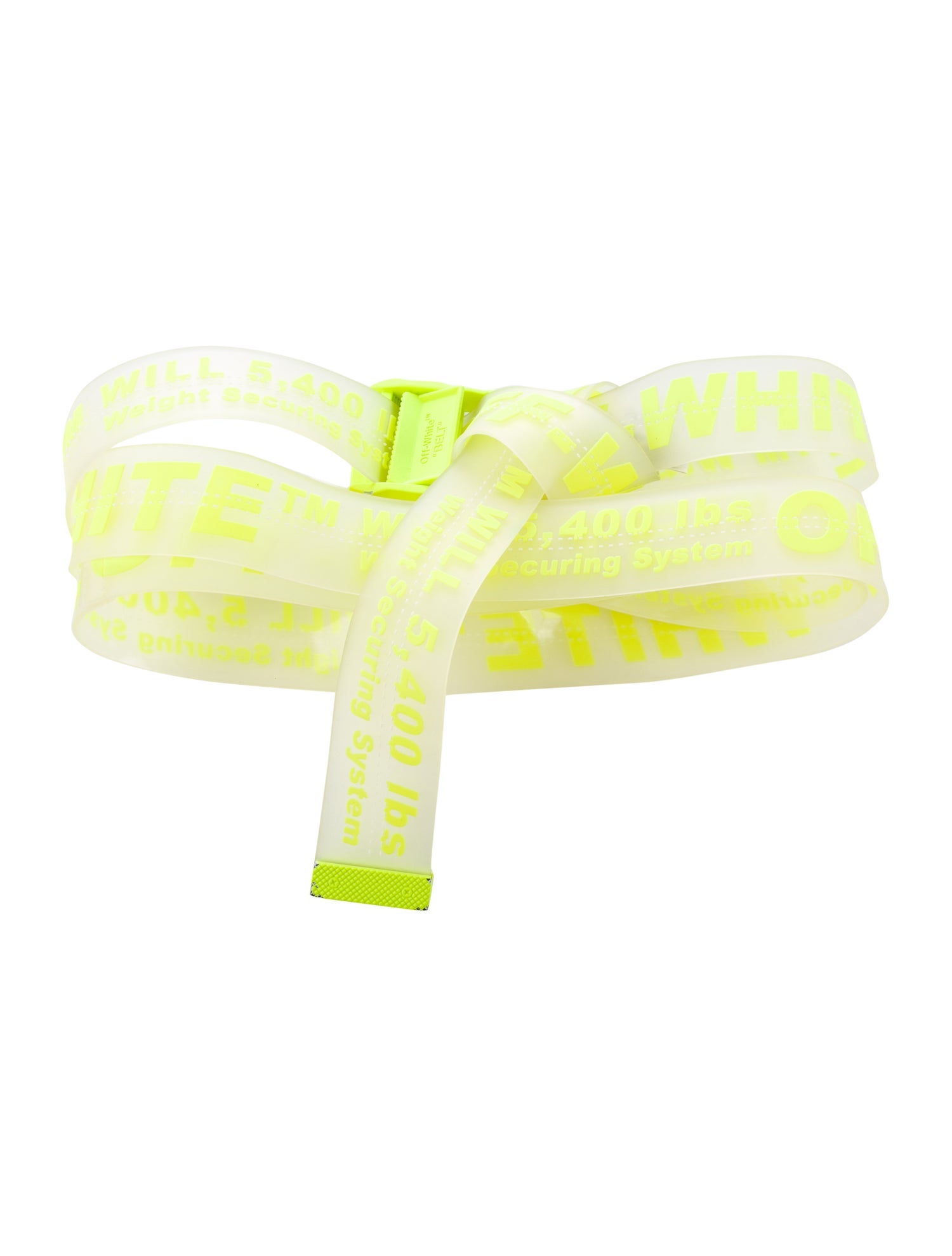 Off-White PVC Belt