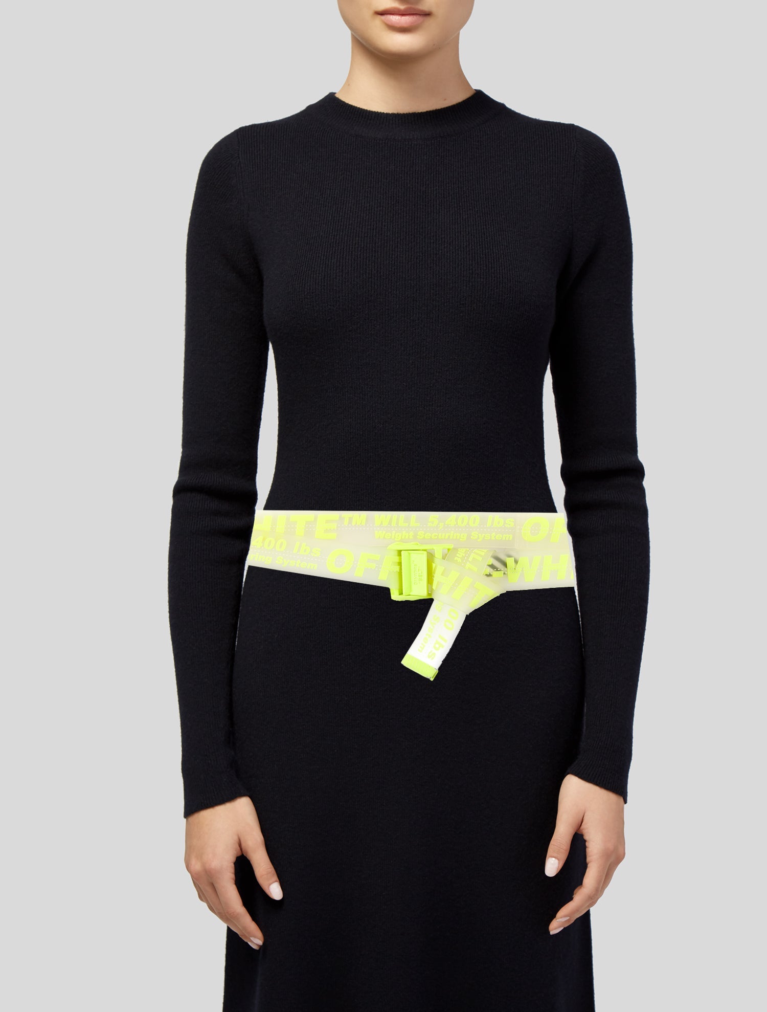 Off-White PVC Belt