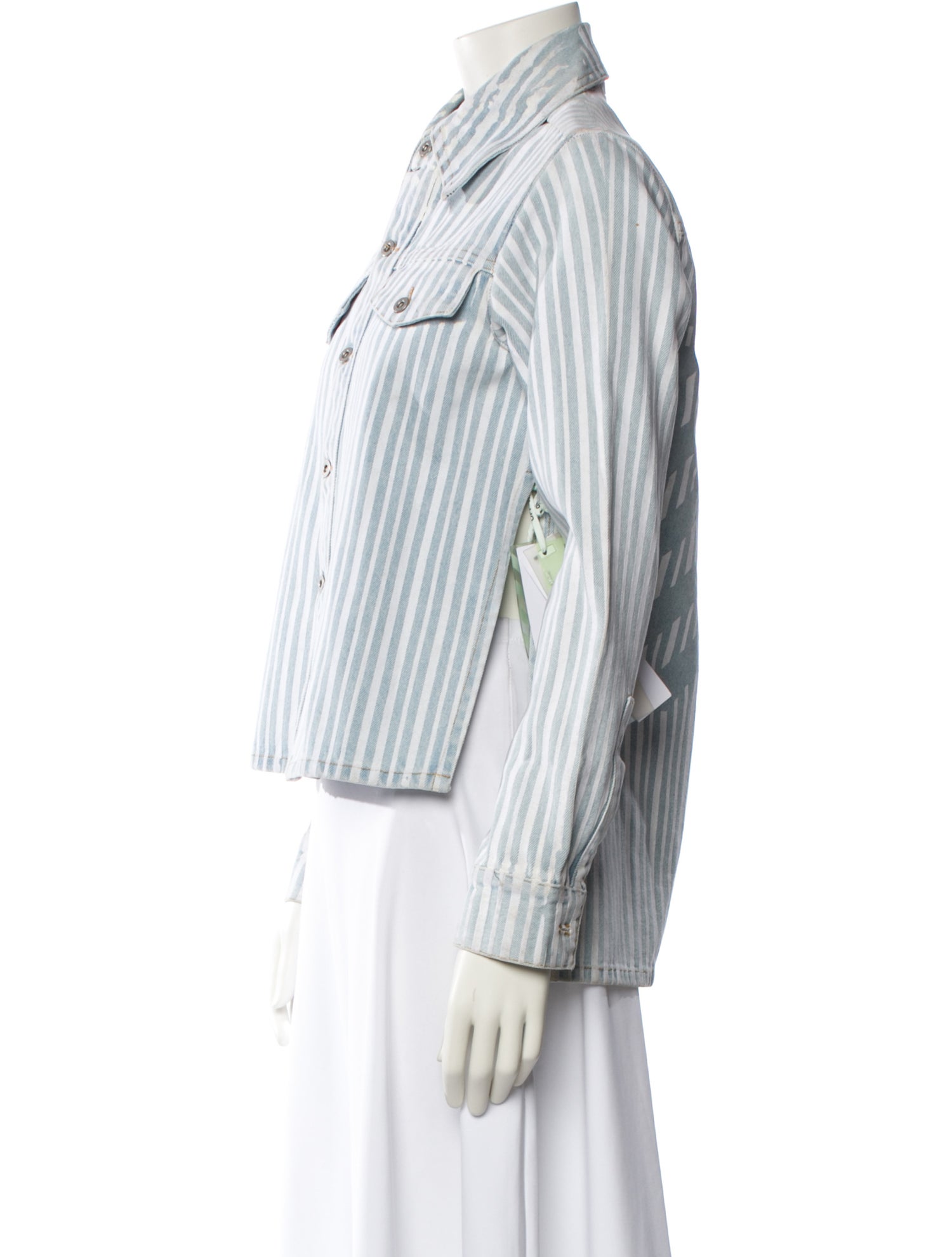 Off-White Striped Blazer