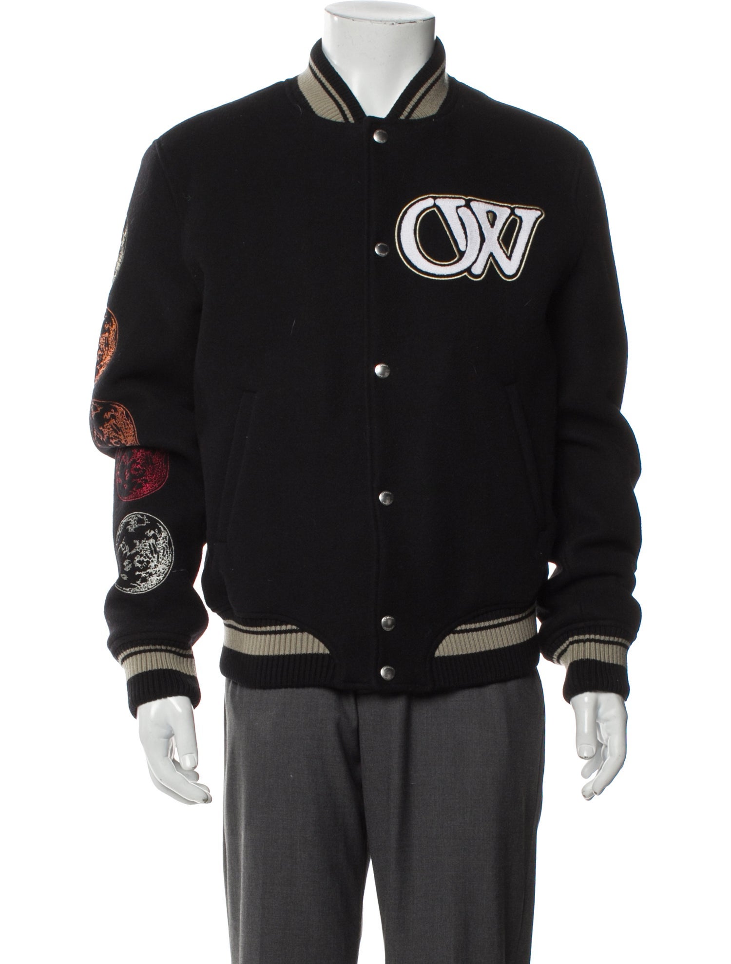 Off-White 2023 Moon Phase Varsity Jacket
