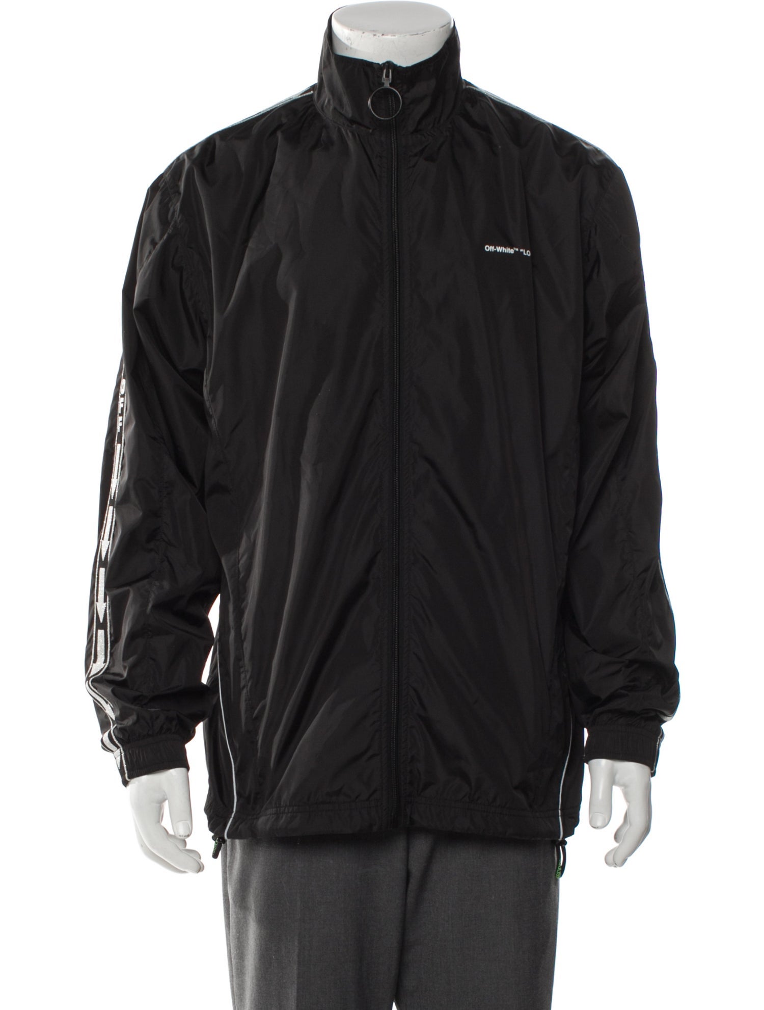 Off-White 2019 Signature Logo Windbreaker