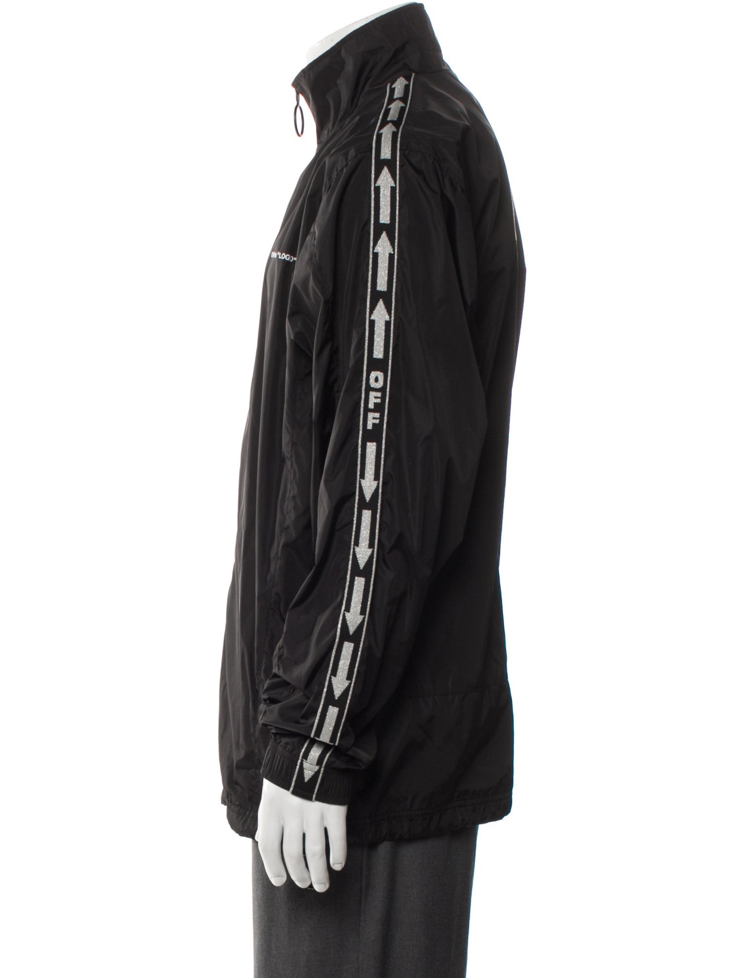 Off-White 2019 Signature Logo Windbreaker