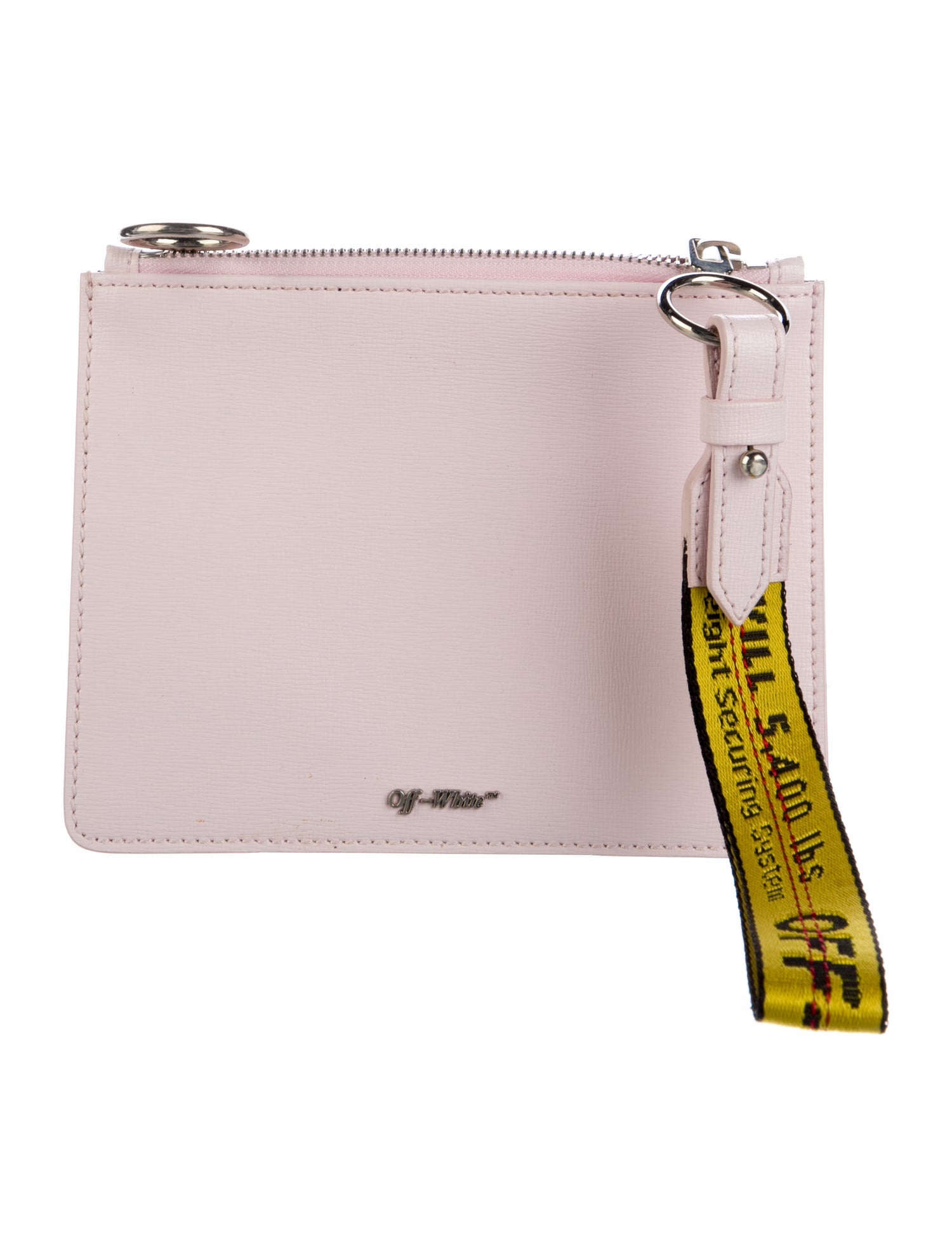 Off-White Leather Industrial Double Flap Pouch