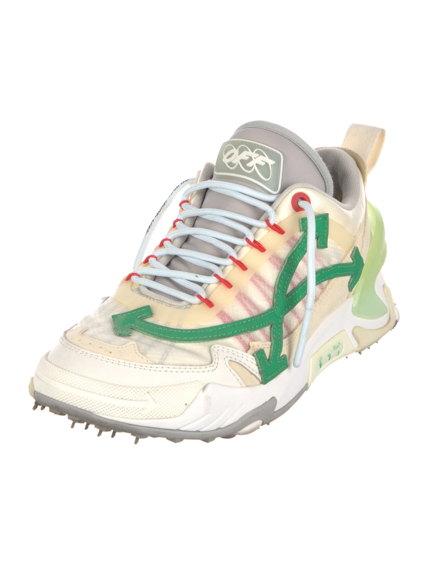 Off-White Printed Athletic Sneakers