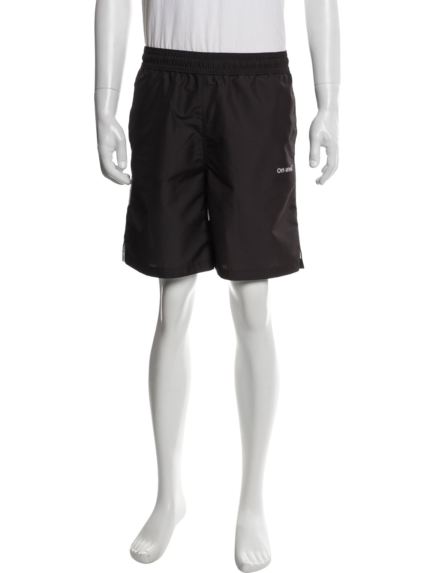 Off-White 2023 Striped Swim Trunks w/ Tags