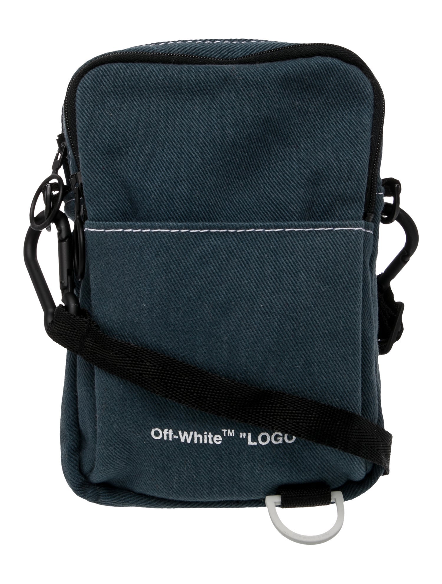 Off-White Canvas Crossbody Bag