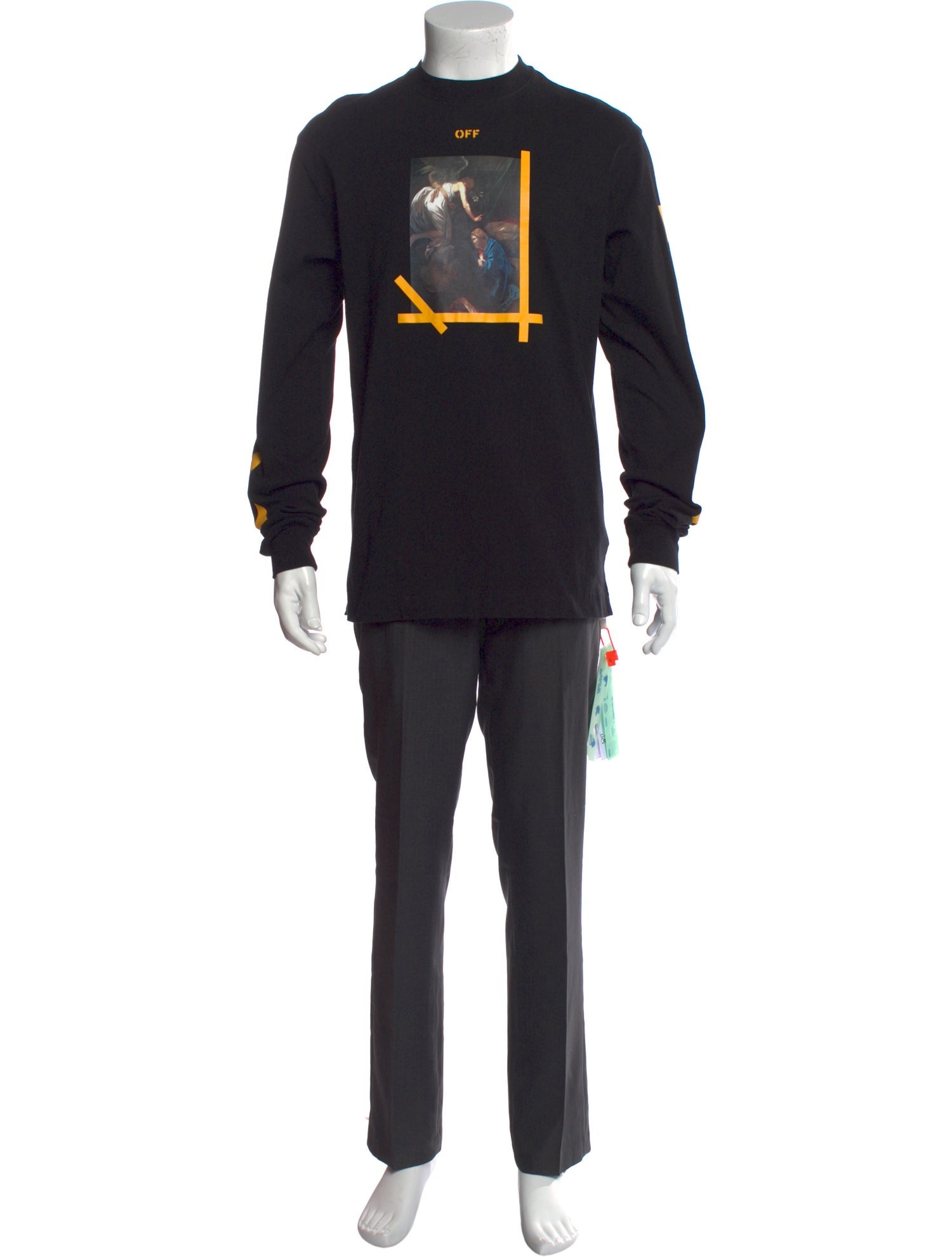 Off-White Graphic Print Crew Neck T-Shirt w/ Tags