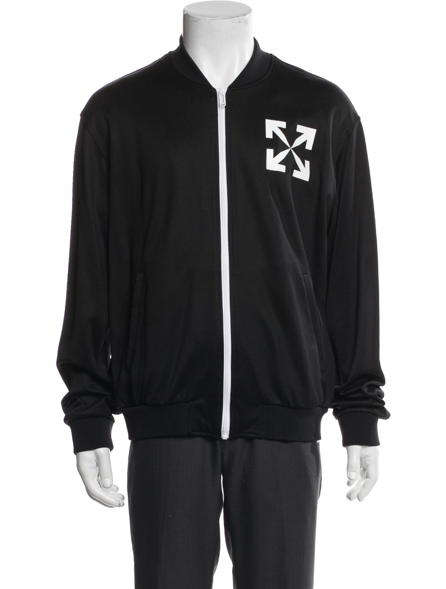 Off-White 2022 Graphic Print Bomber Jacket