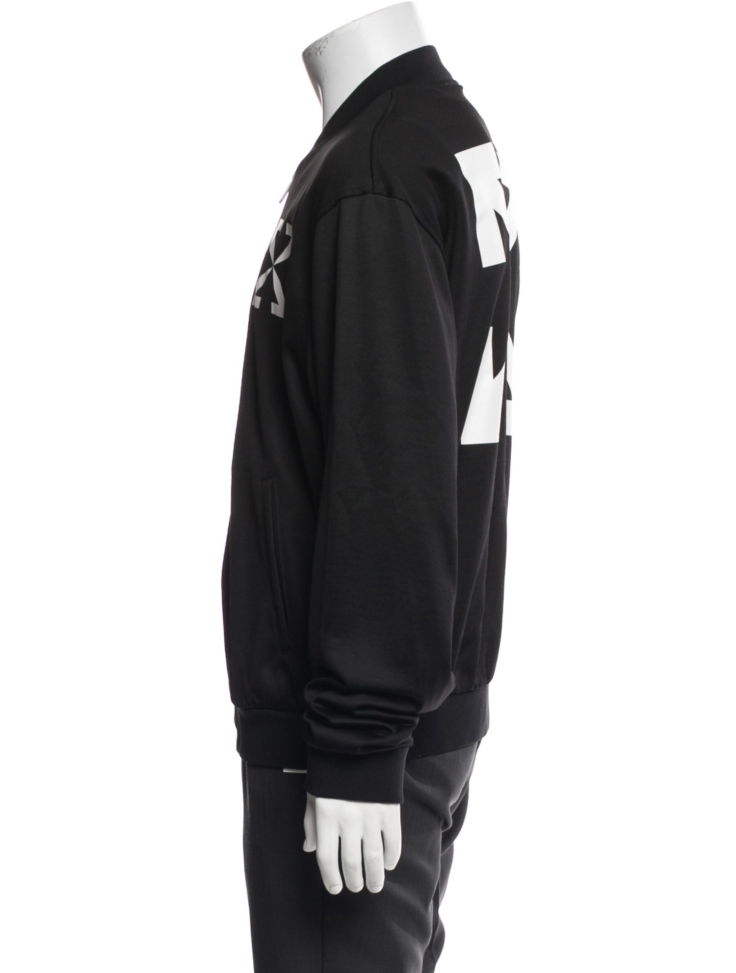 Off-White 2022 Graphic Print Bomber Jacket