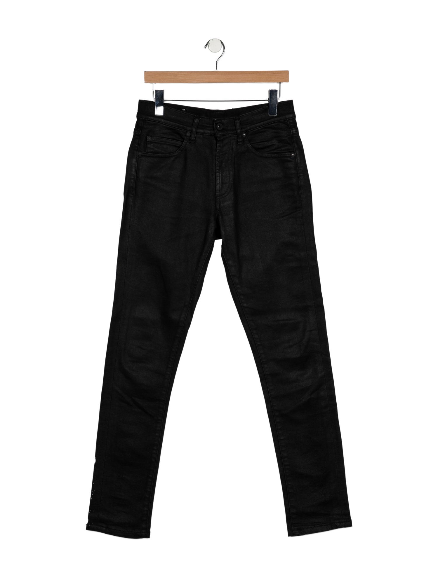 Off-White Diagonal Skinny Jeans
