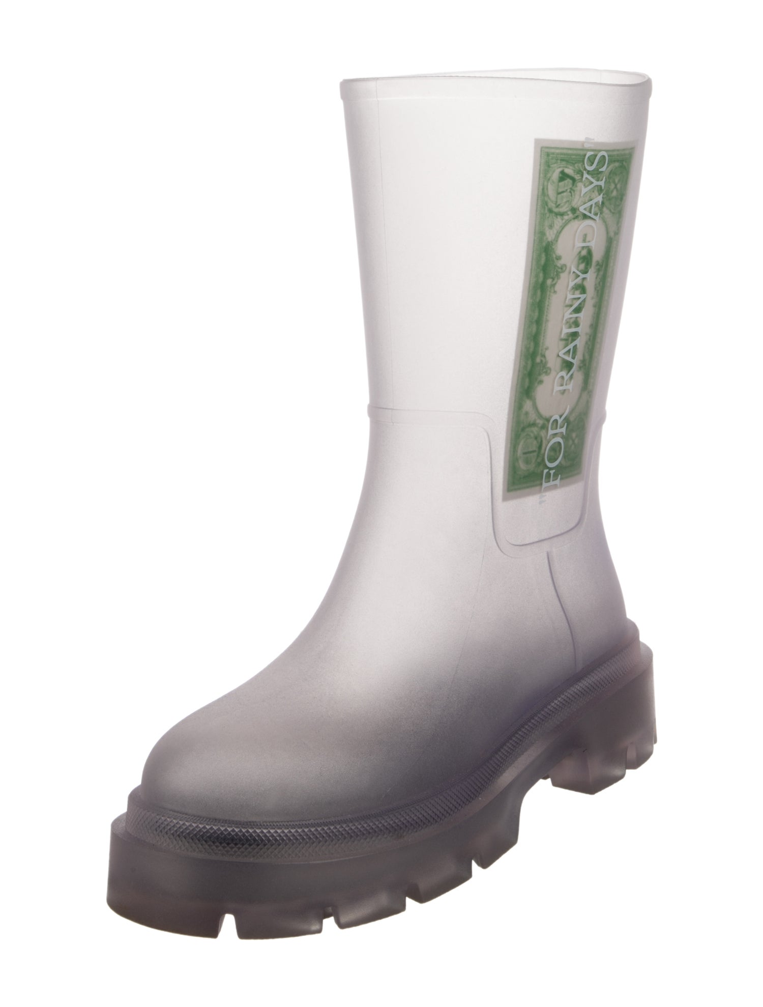 Off-White 'For Rainy Days' Rubber Rain Boots