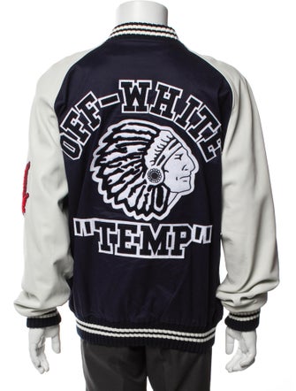 Off-White 2018 Patterned Varsity Jacket