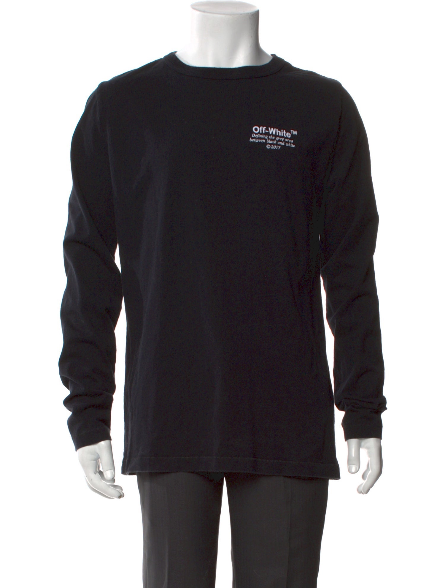 Off-White Graphic Print Crew Neck T-Shirt