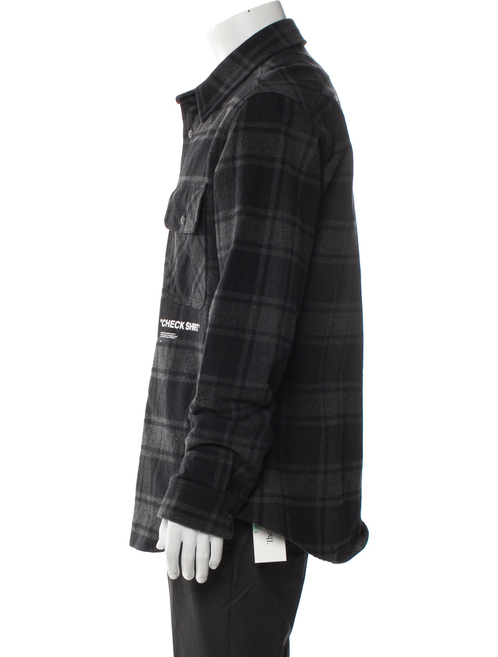 Off-White 2018 Plaid Print Jacket