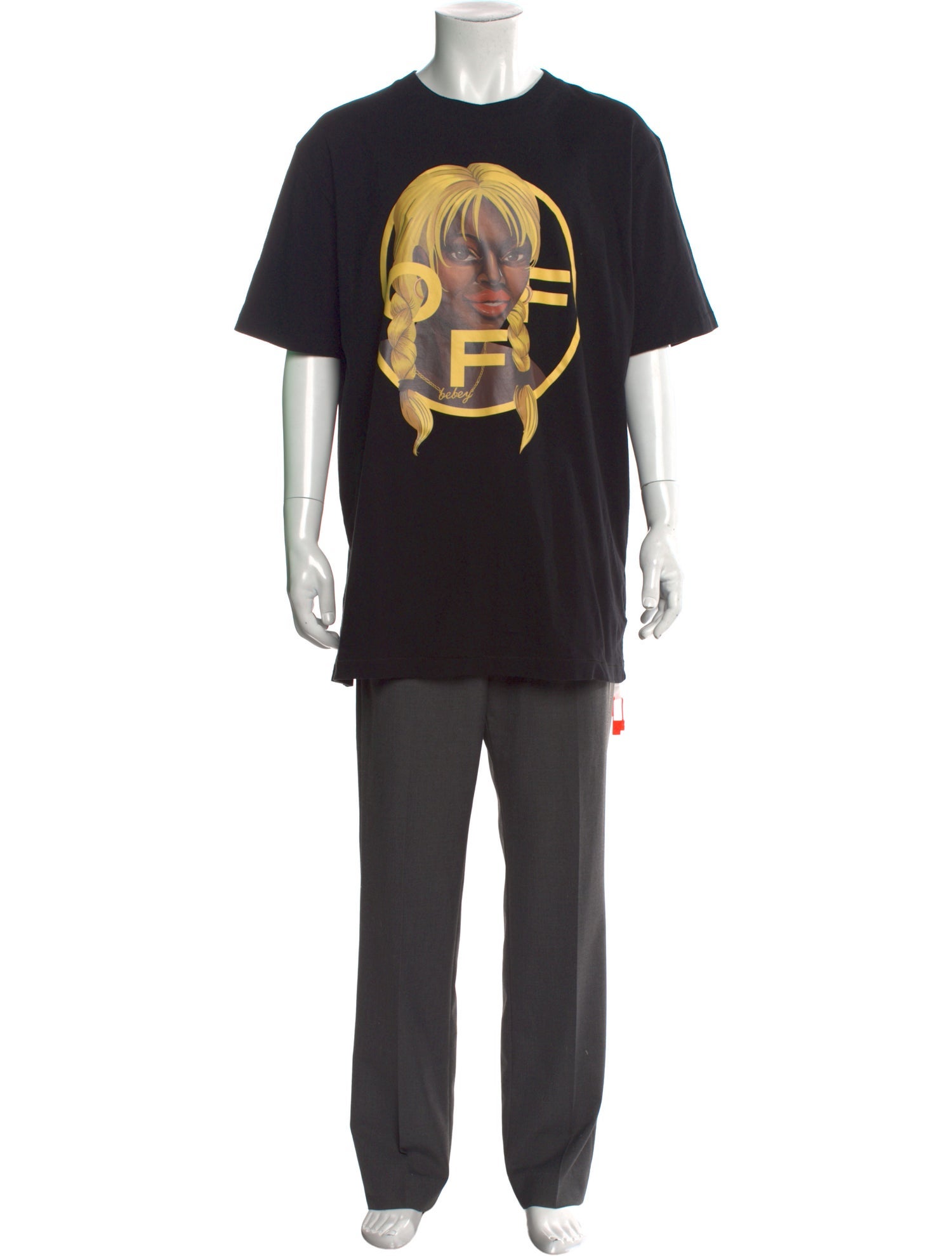 Off-White Graphic Print Crew Neck T-Shirt