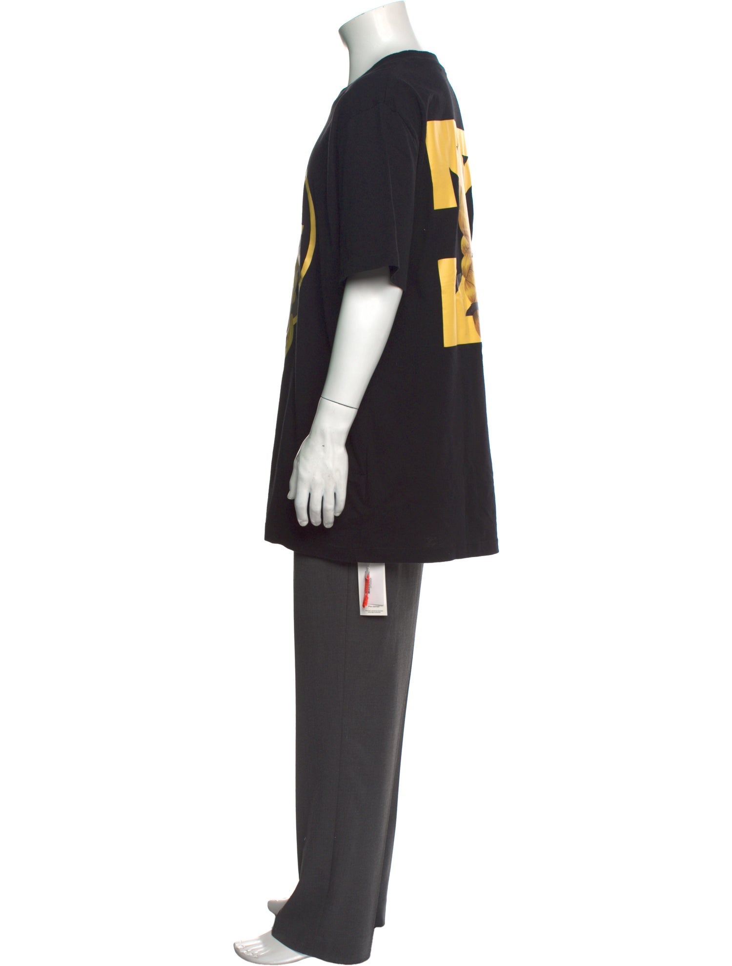 Off-White Graphic Print Crew Neck T-Shirt