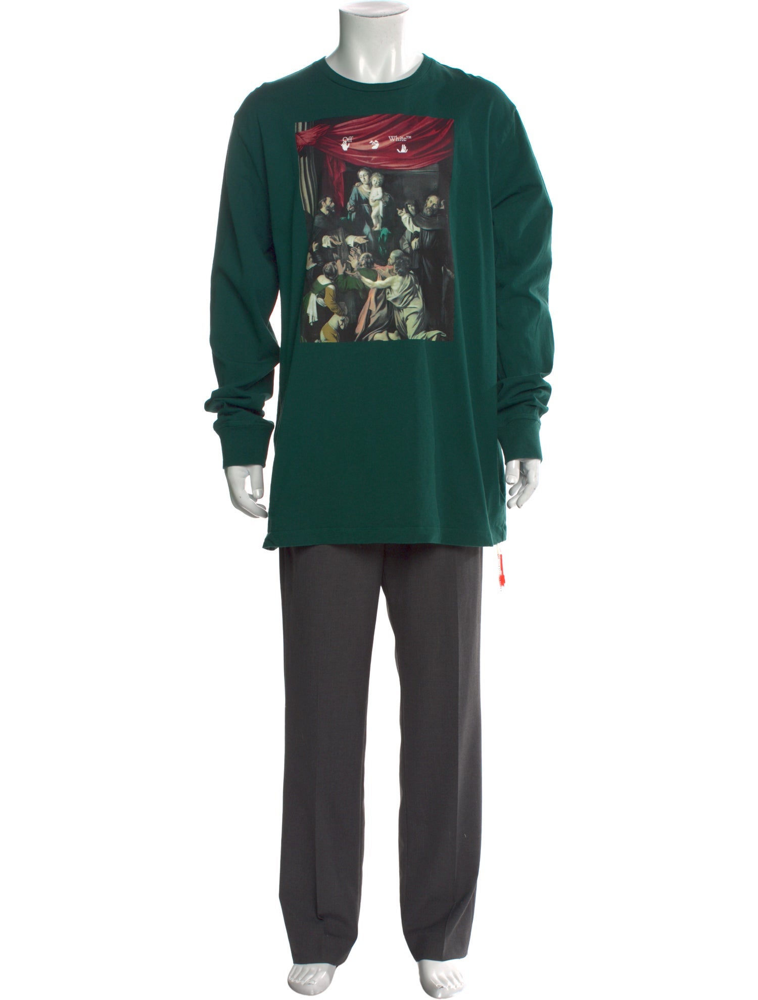 Off-White Graphic Print Crew Neck T-Shirt