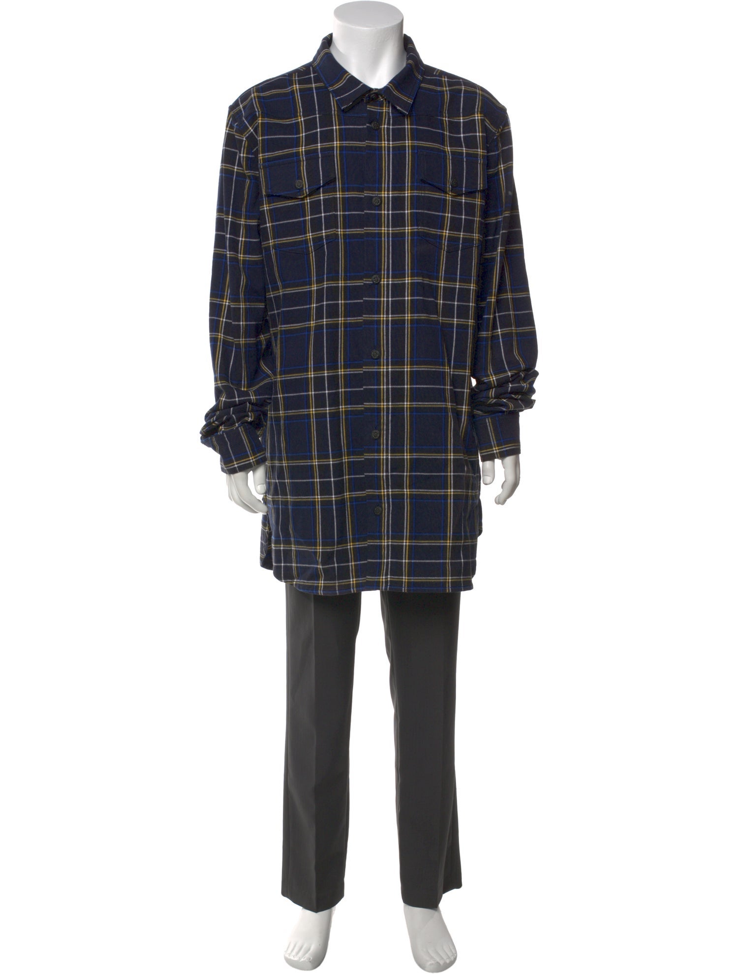 Off-White 2018 Plaid Print Shirt