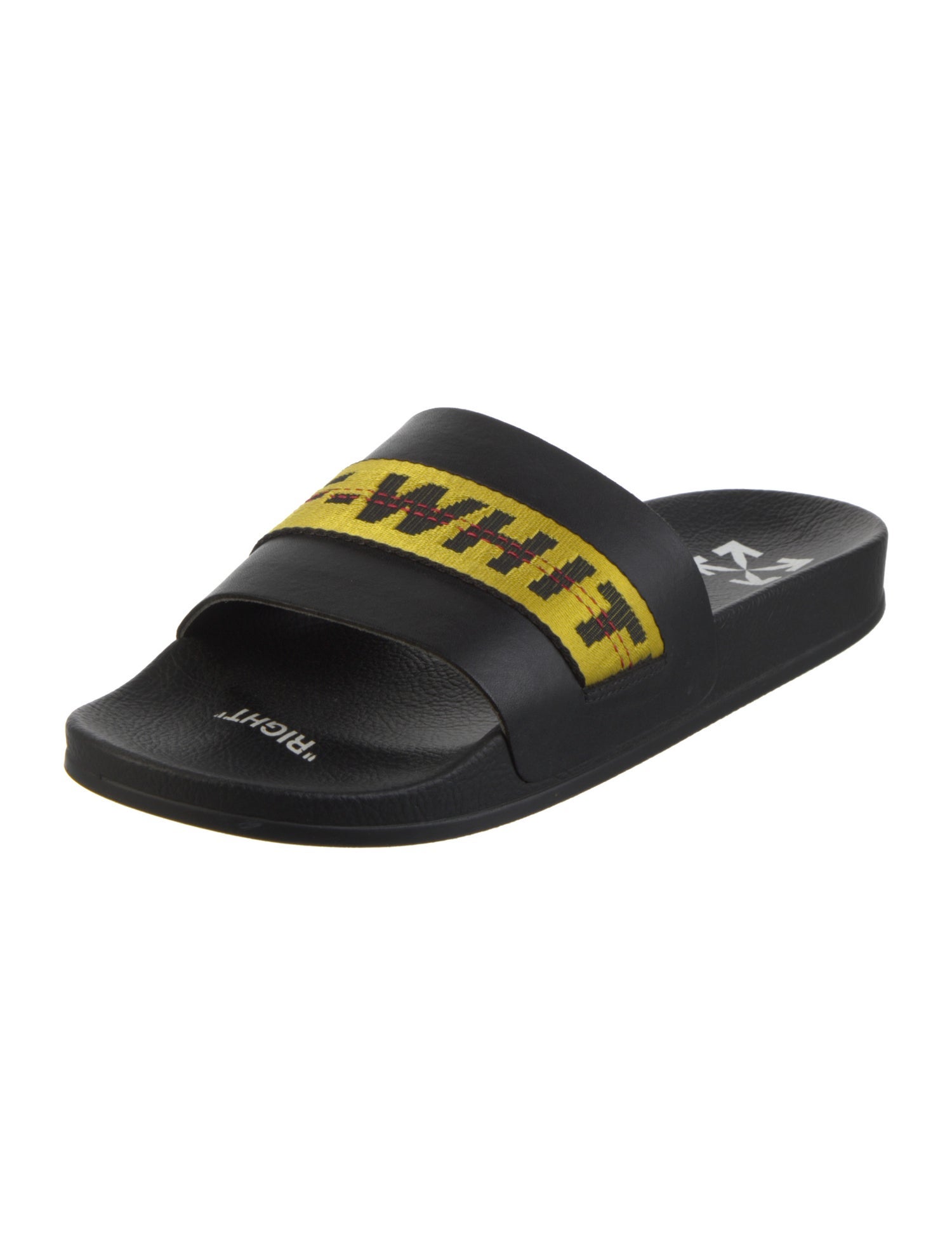 Off-White Industrial Leather Slides