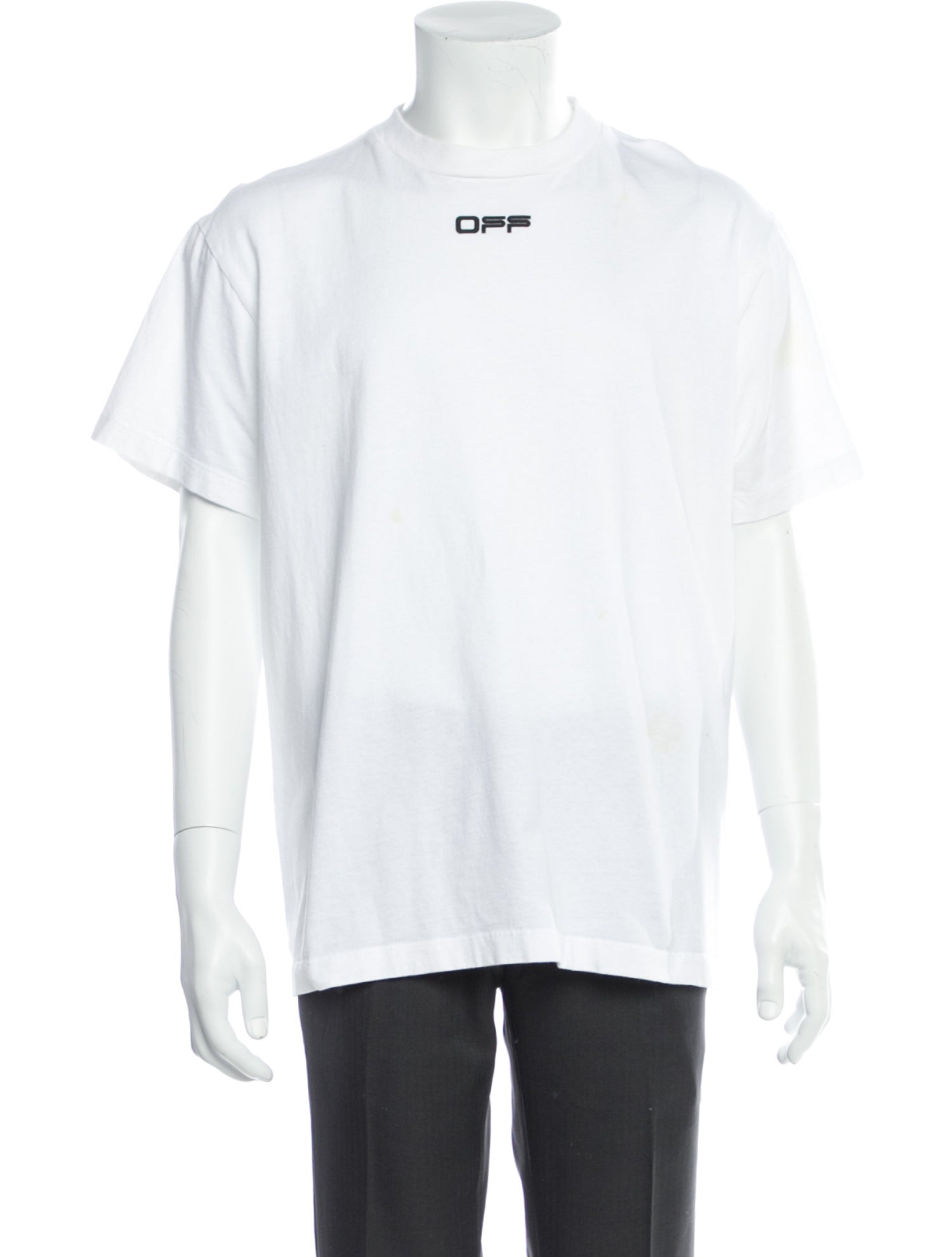 Off-White Graphic Print Crew Neck T-Shirt