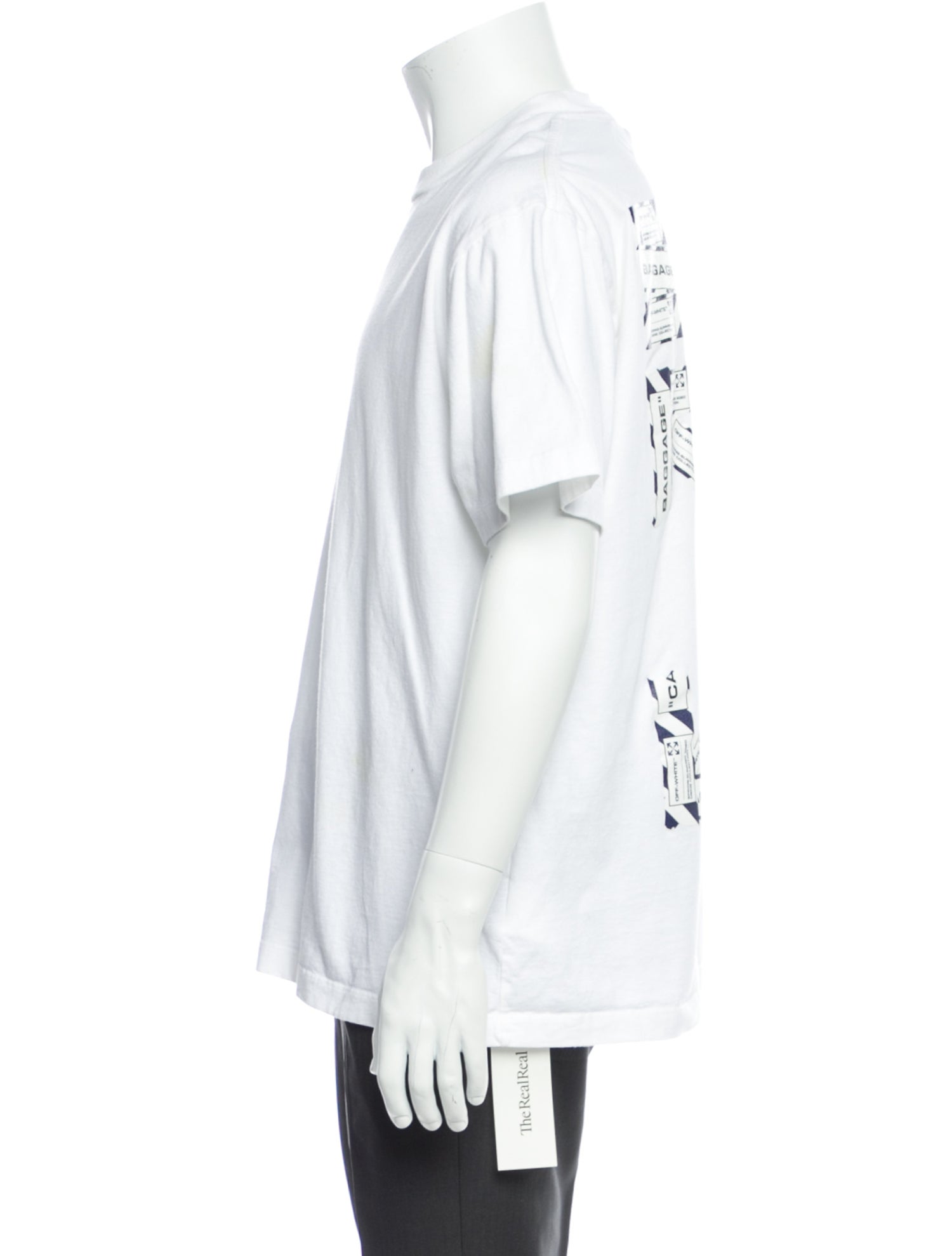 Off-White Graphic Print Crew Neck T-Shirt