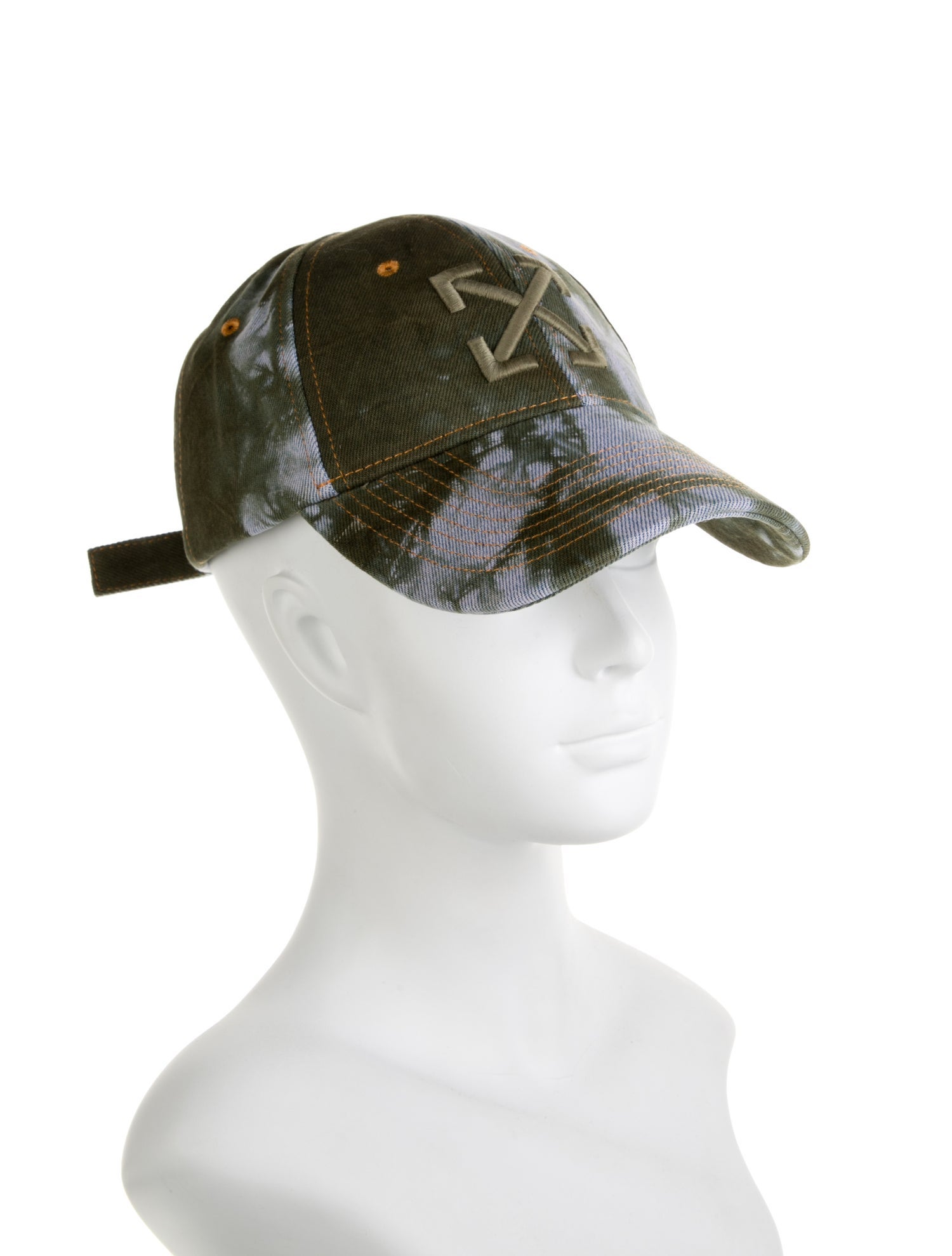 Off-White Tie-Dye Arrows Baseball Hat w/Tags