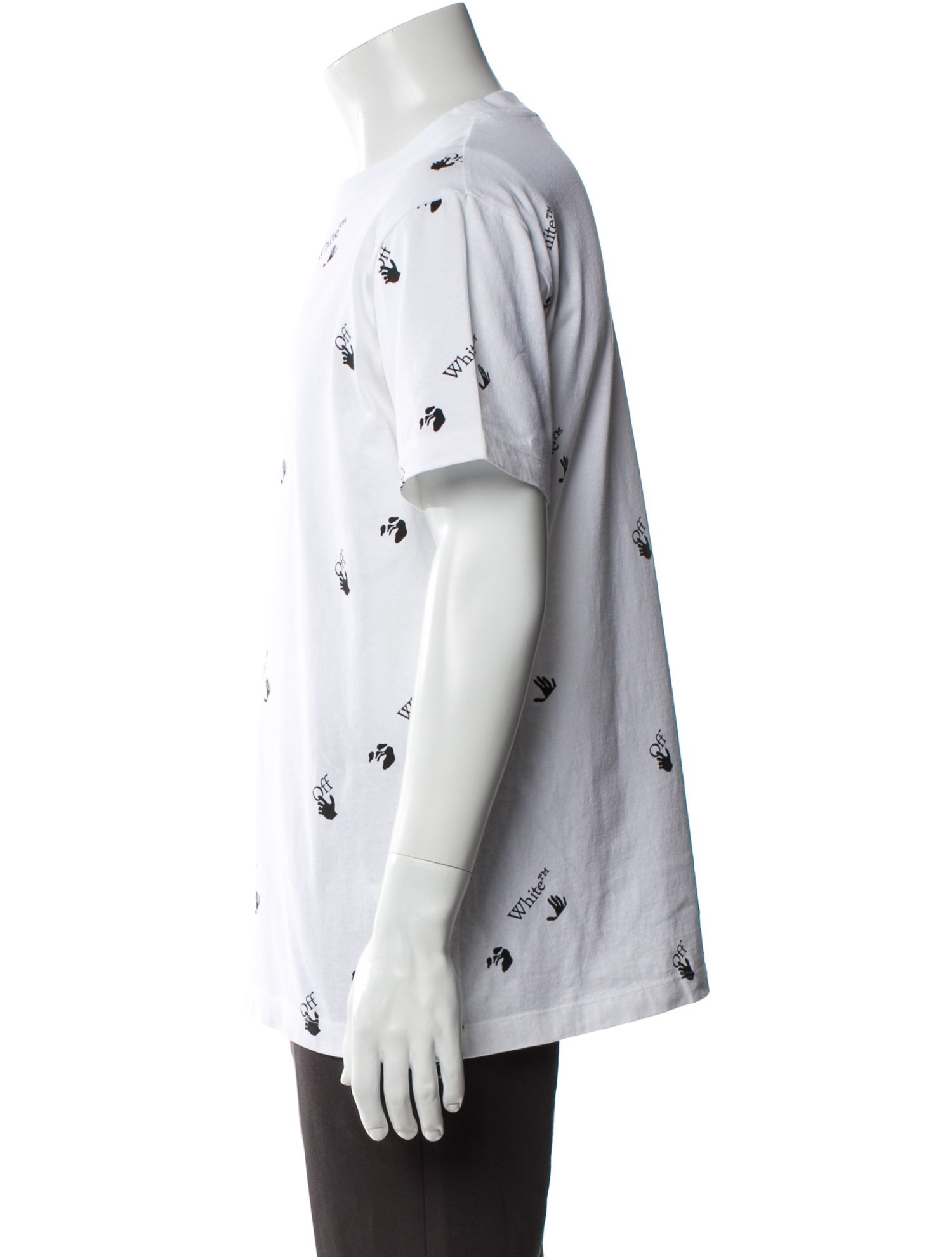 Off-White Graphic Print Crew Neck T-Shirt