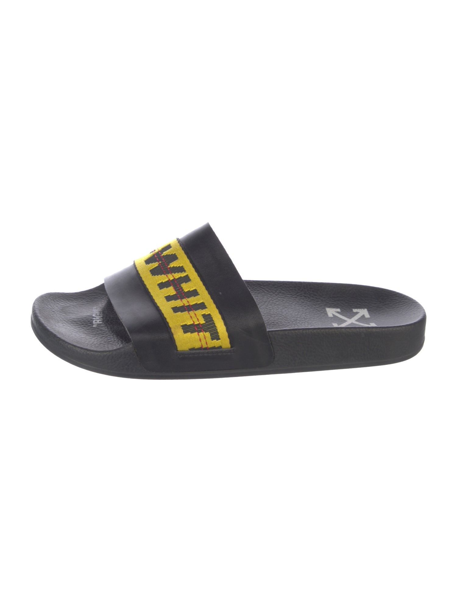 Off-White Industrial Leather Slides