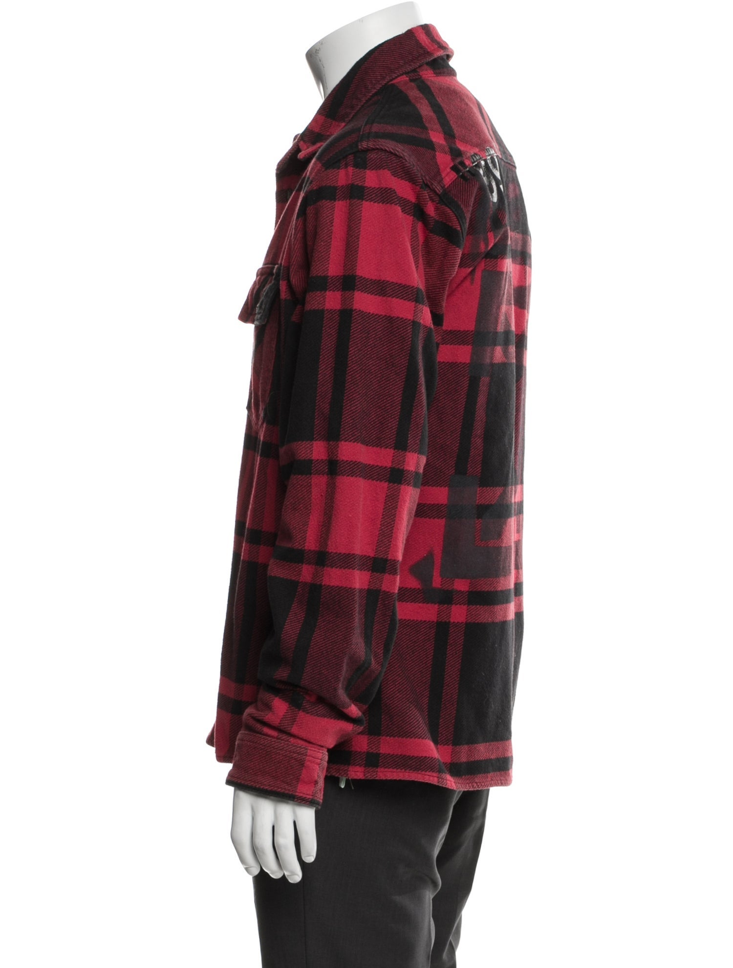 Off-White 2019 Plaid Print Jacket