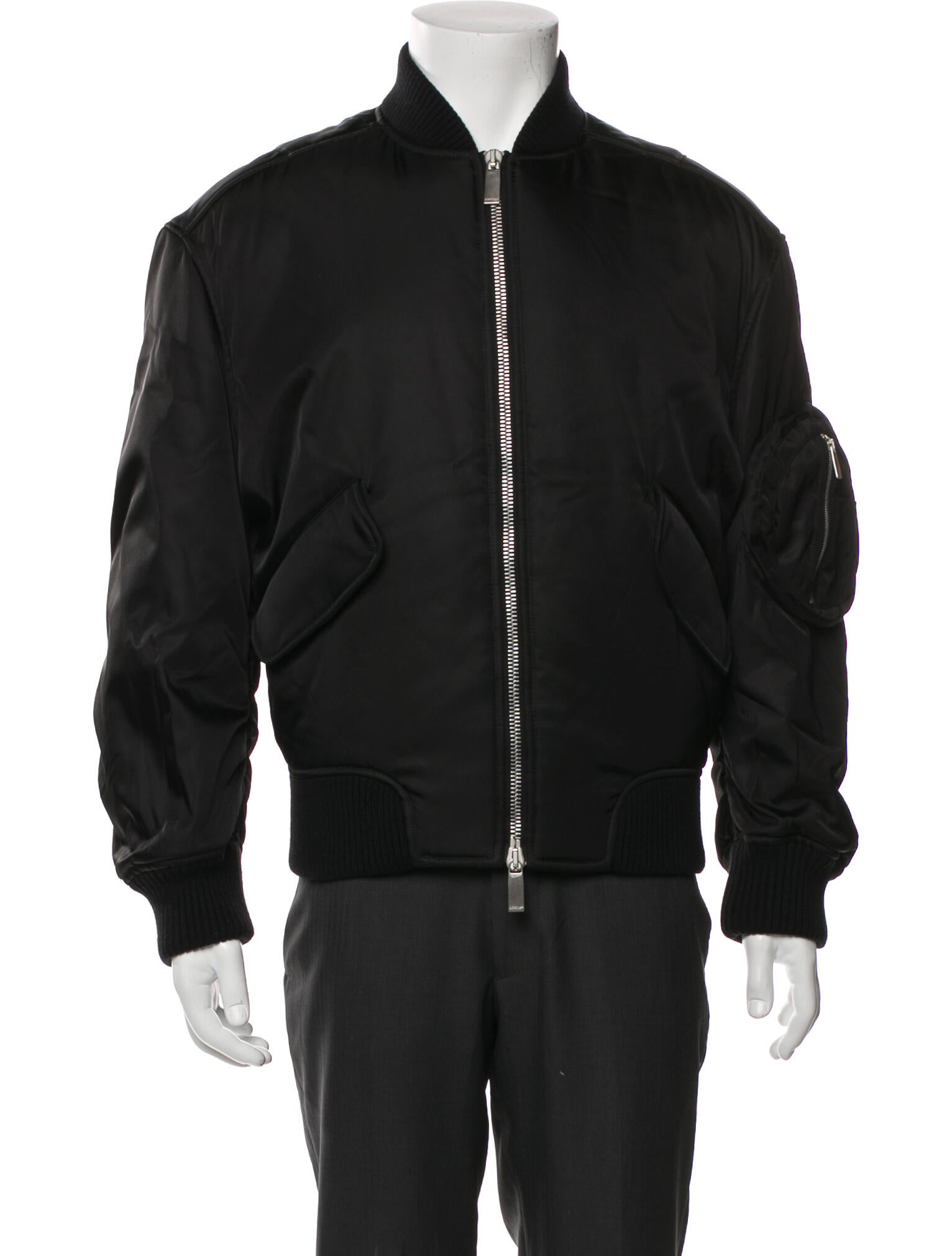 Off-White 2023 Signature Logo Bomber Jacket