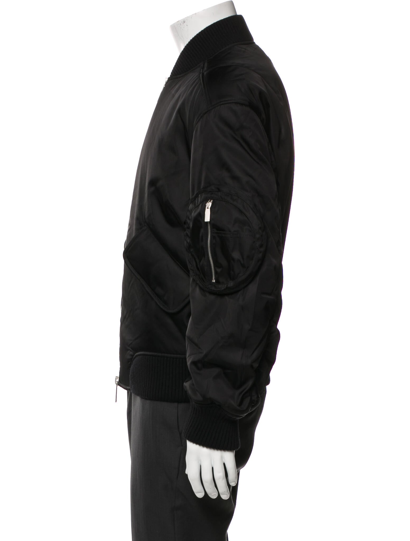 Off-White 2023 Signature Logo Bomber Jacket