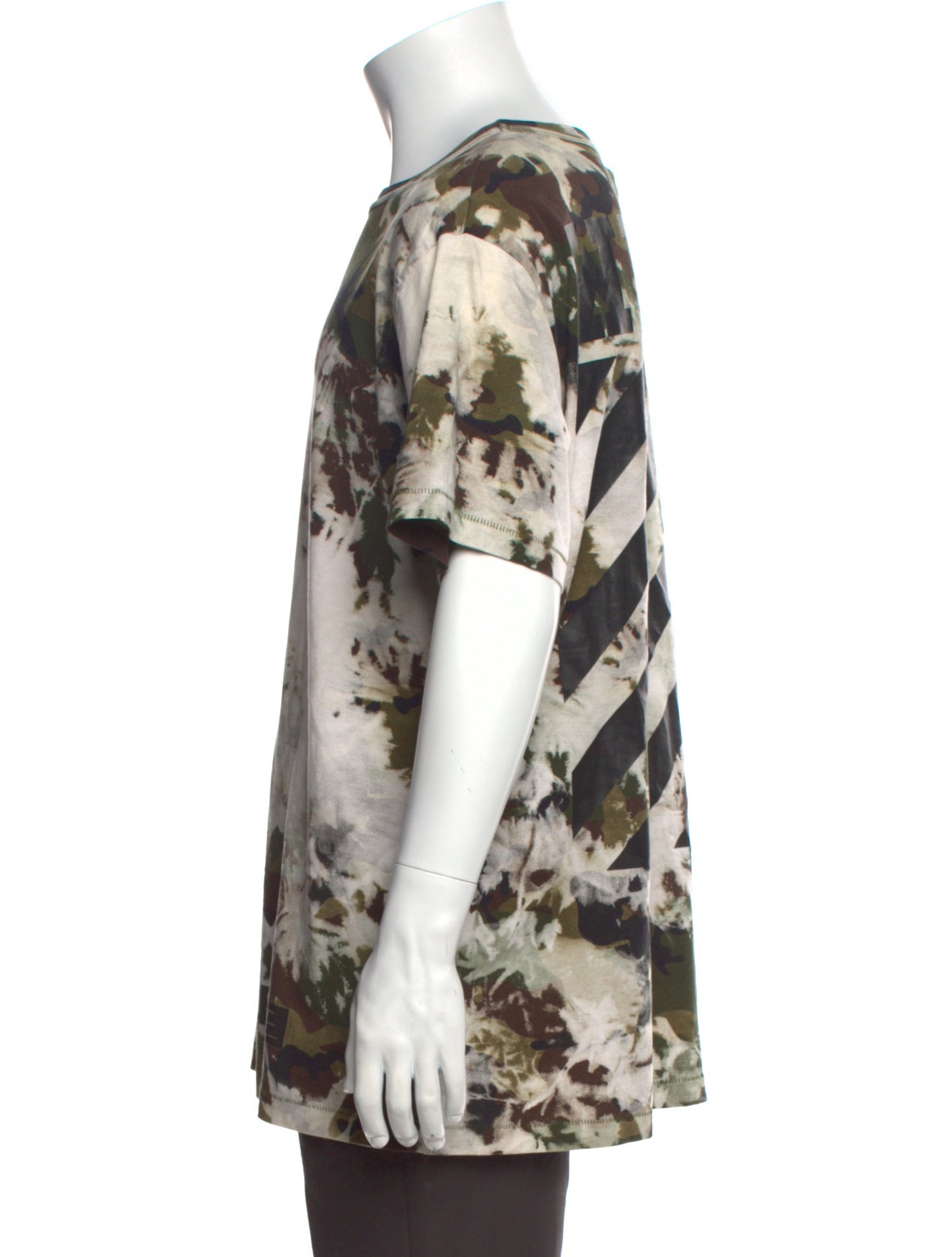Off-White Diagonals Camo Printed T-Shirt