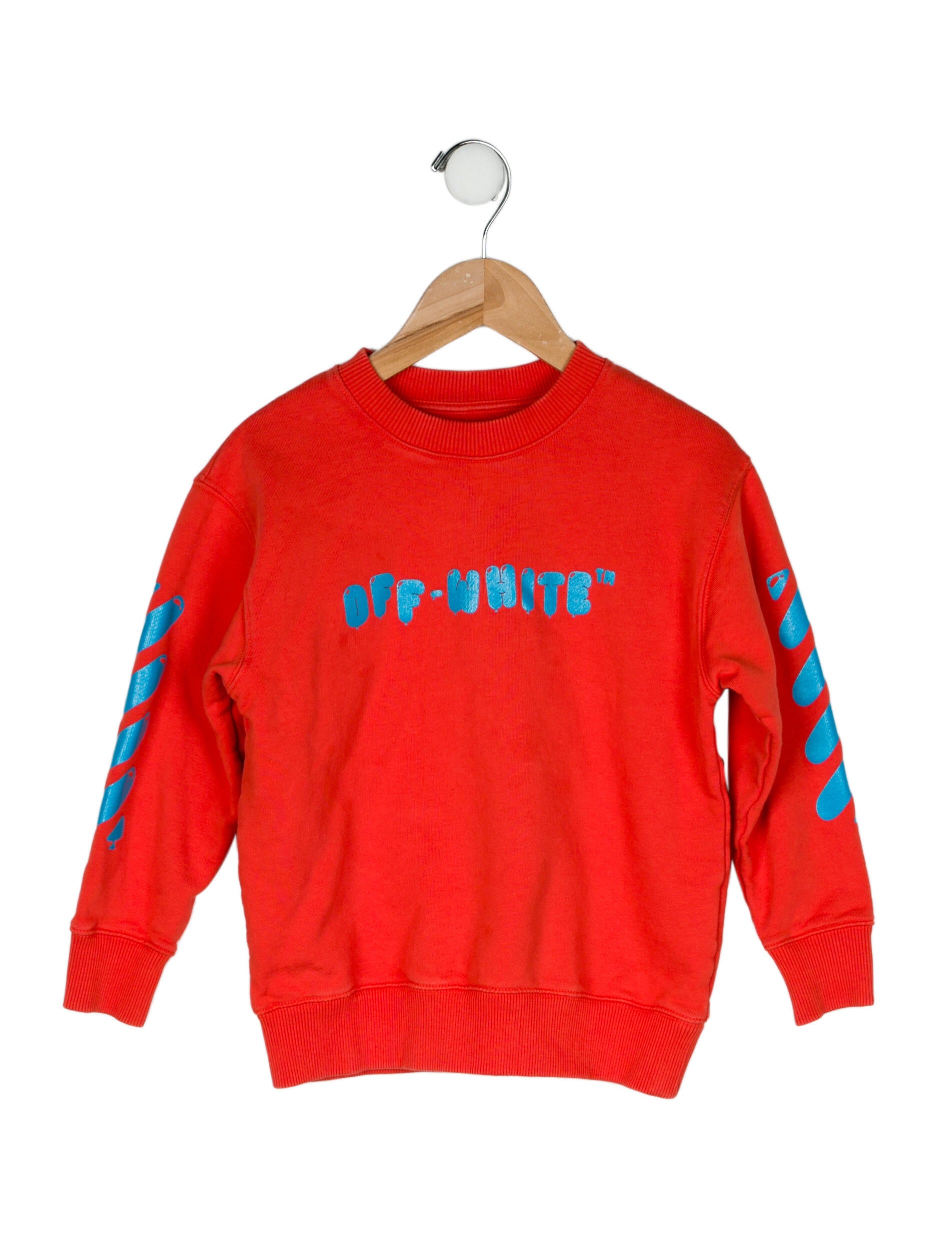Off-White Logo Graphic Crewneck Sweatshirt
