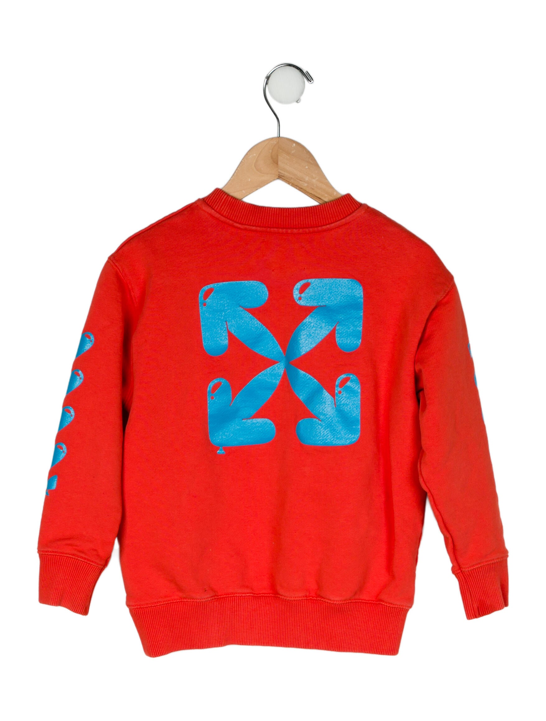 Off-White Logo Graphic Crewneck Sweatshirt