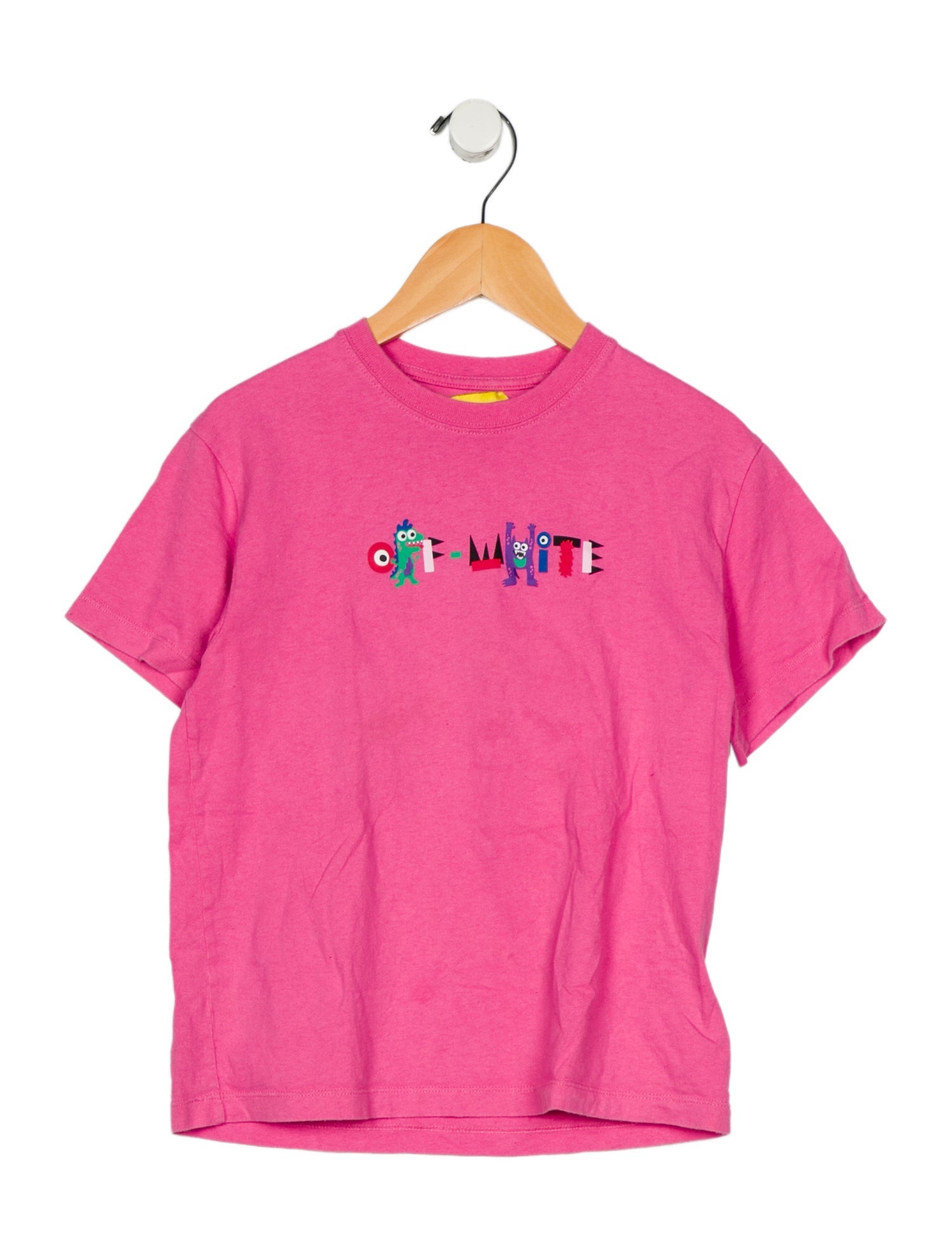 Off-White Girls' Woven Graphic Tee