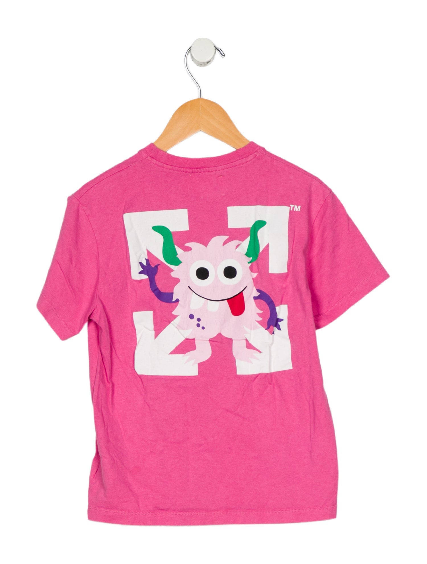 Off-White Girls' Woven Graphic Tee