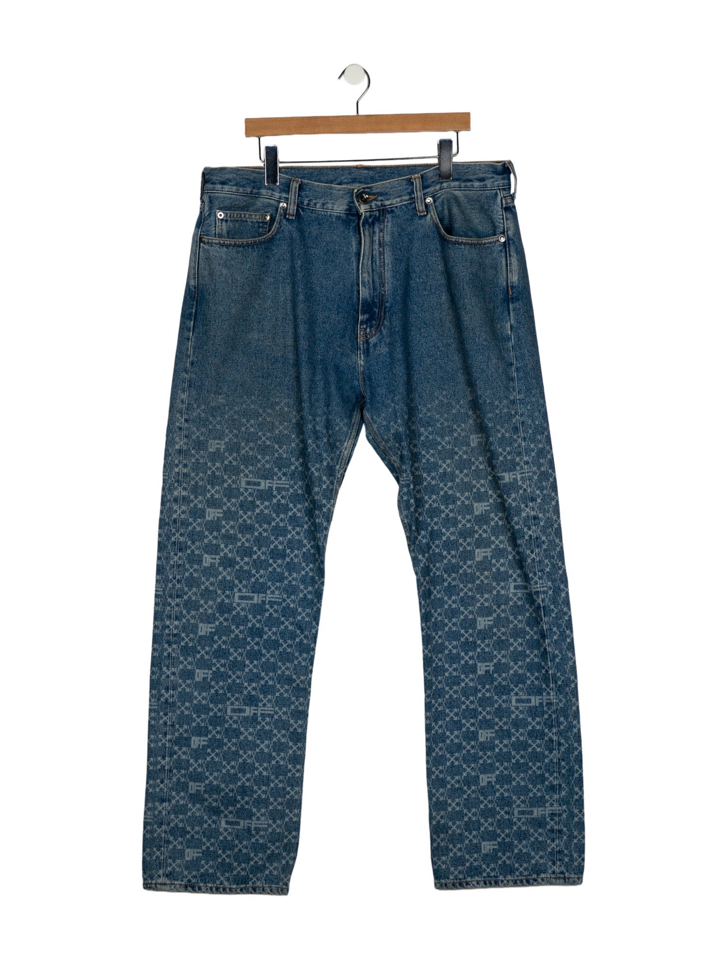 Off-White 2022 Straight-Leg Jeans