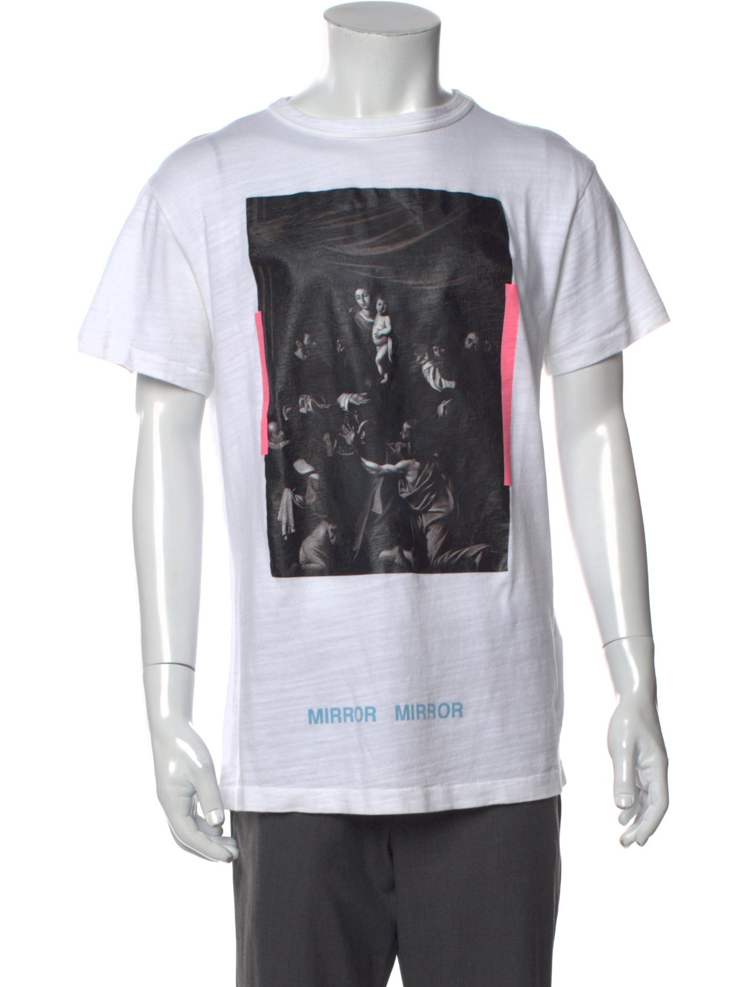 Off-White Mirror Mirror Caravaggio Graphic Print T-Shirt