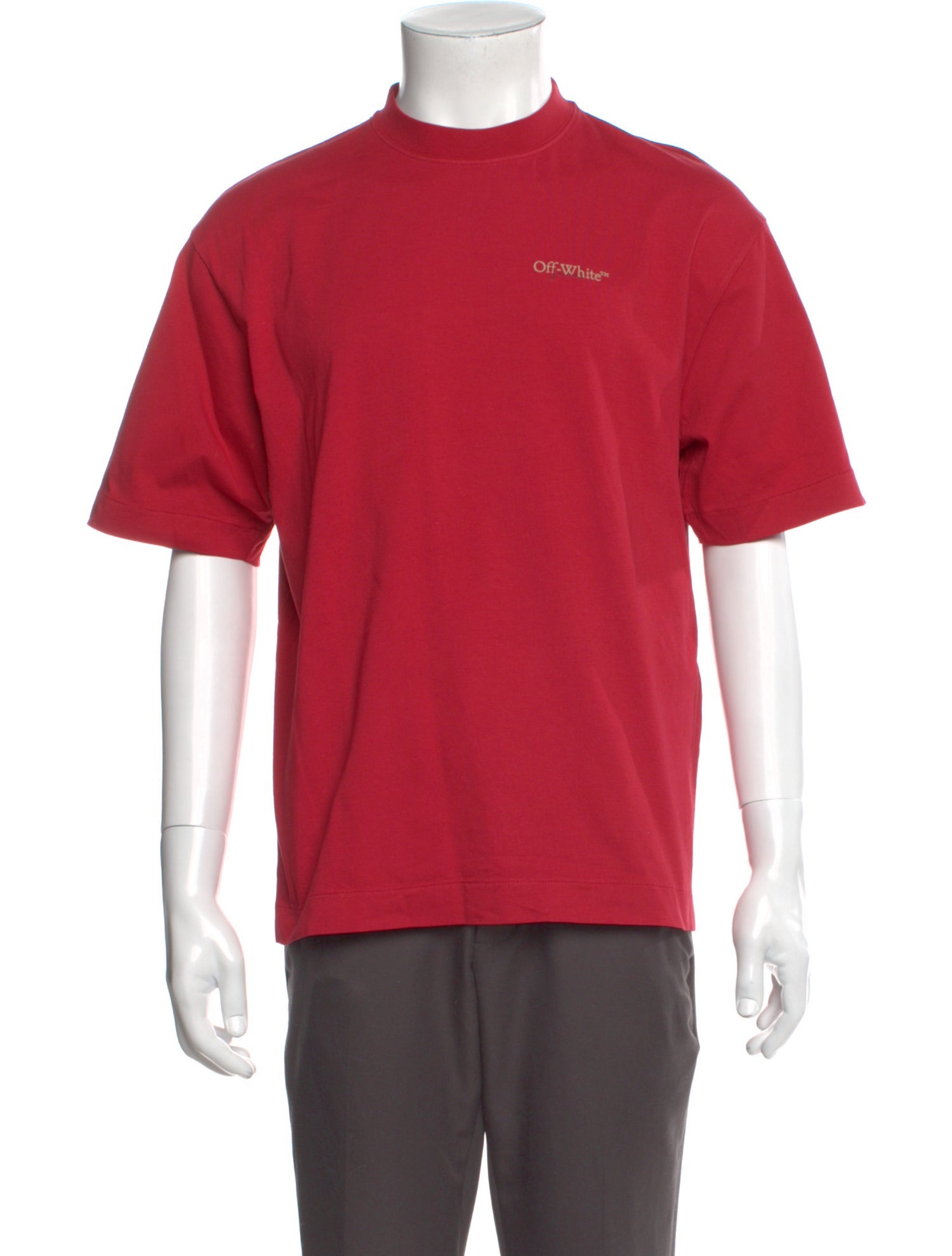 Off-White Graphic Print Crew Neck T-Shirt w/ Tags