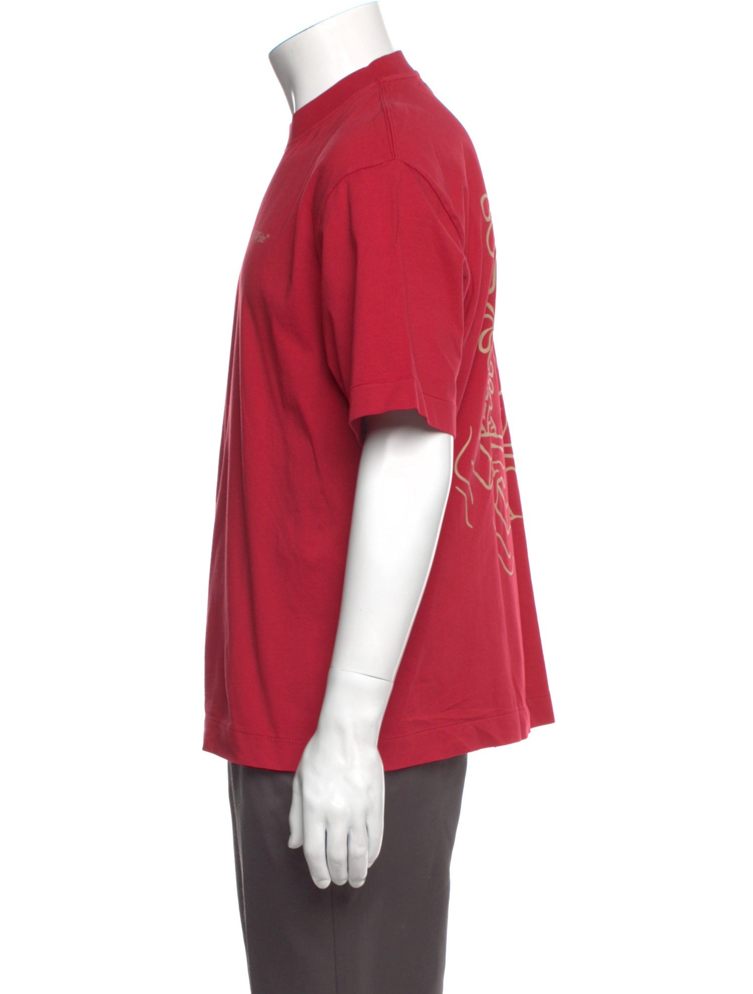 Off-White Graphic Print Crew Neck T-Shirt w/ Tags