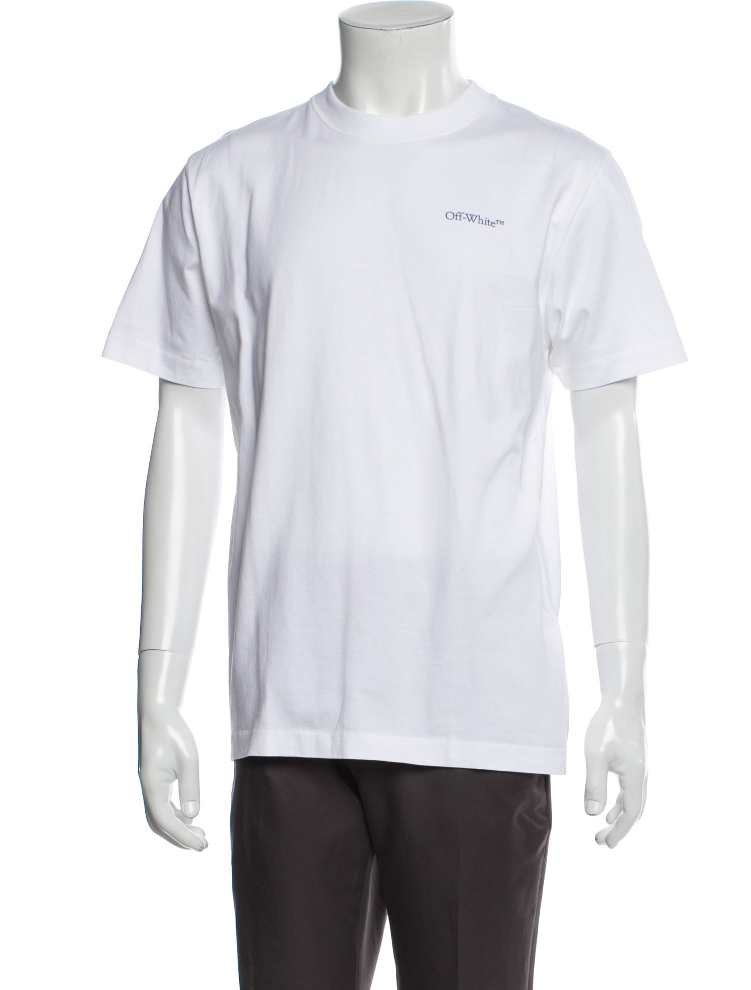 Off-White Graphic Print Crew Neck T-Shirt w/ Tags